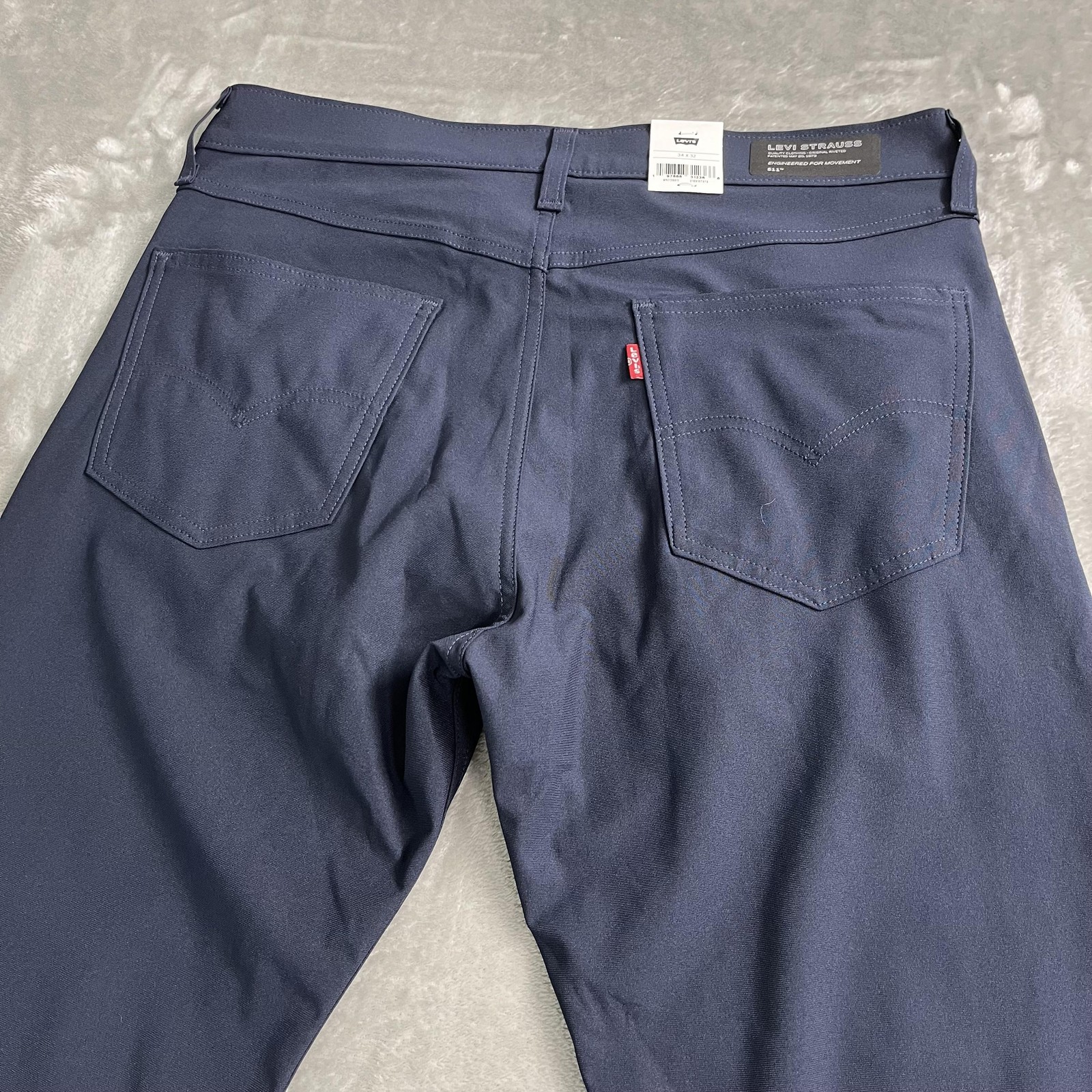 Levi’s 511 Jeans Mens 34×32 Blue Dark Slim Fit Tech Stretch Quick Dry Pants