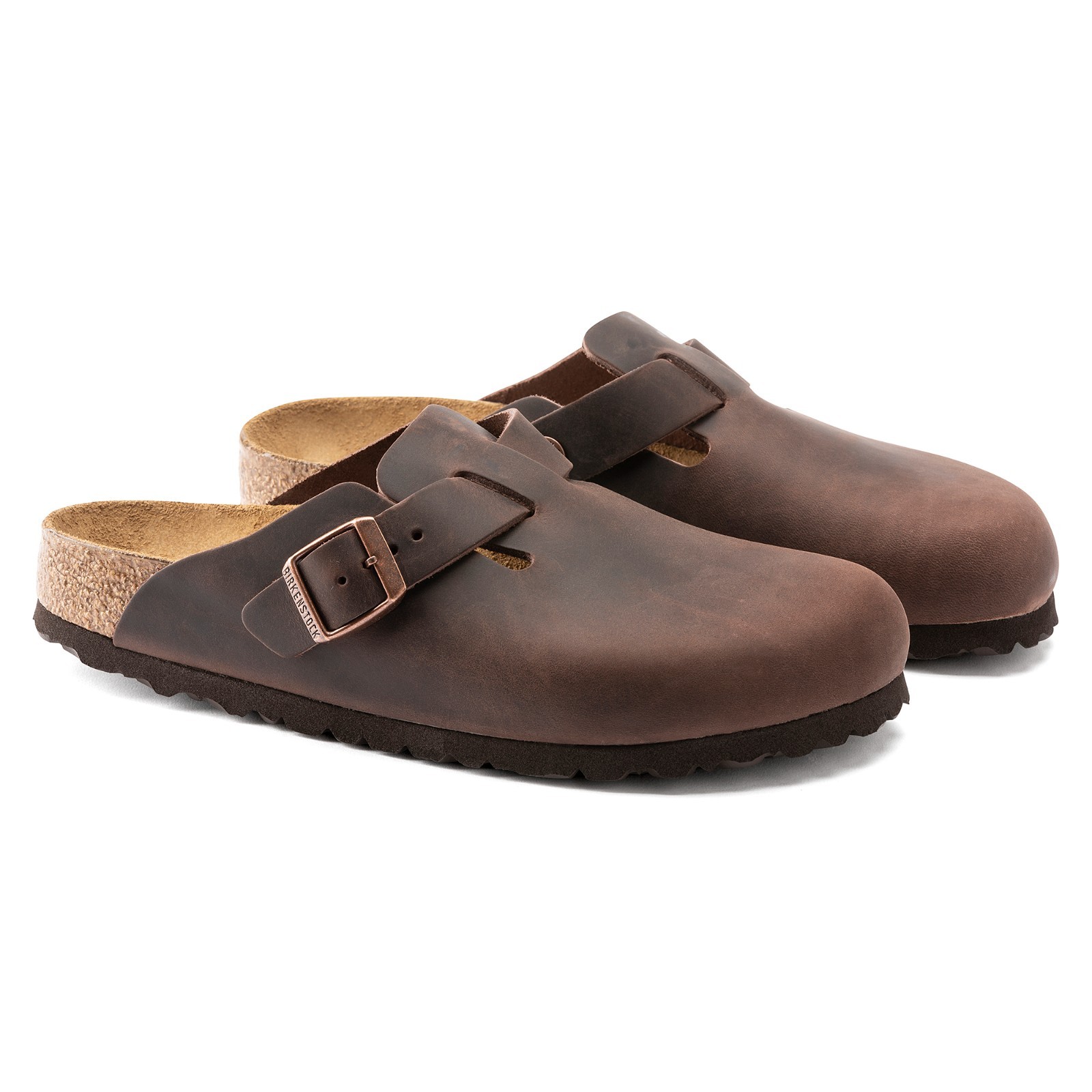 Birkenstock Boston Oiled Leather clogs Habana EU 40 US women 9-9.5 regular/wide