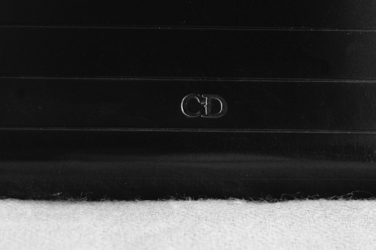 Dior Homme by Hedi Slimane Document Holder/Laptop Case in Glossy Black Leather