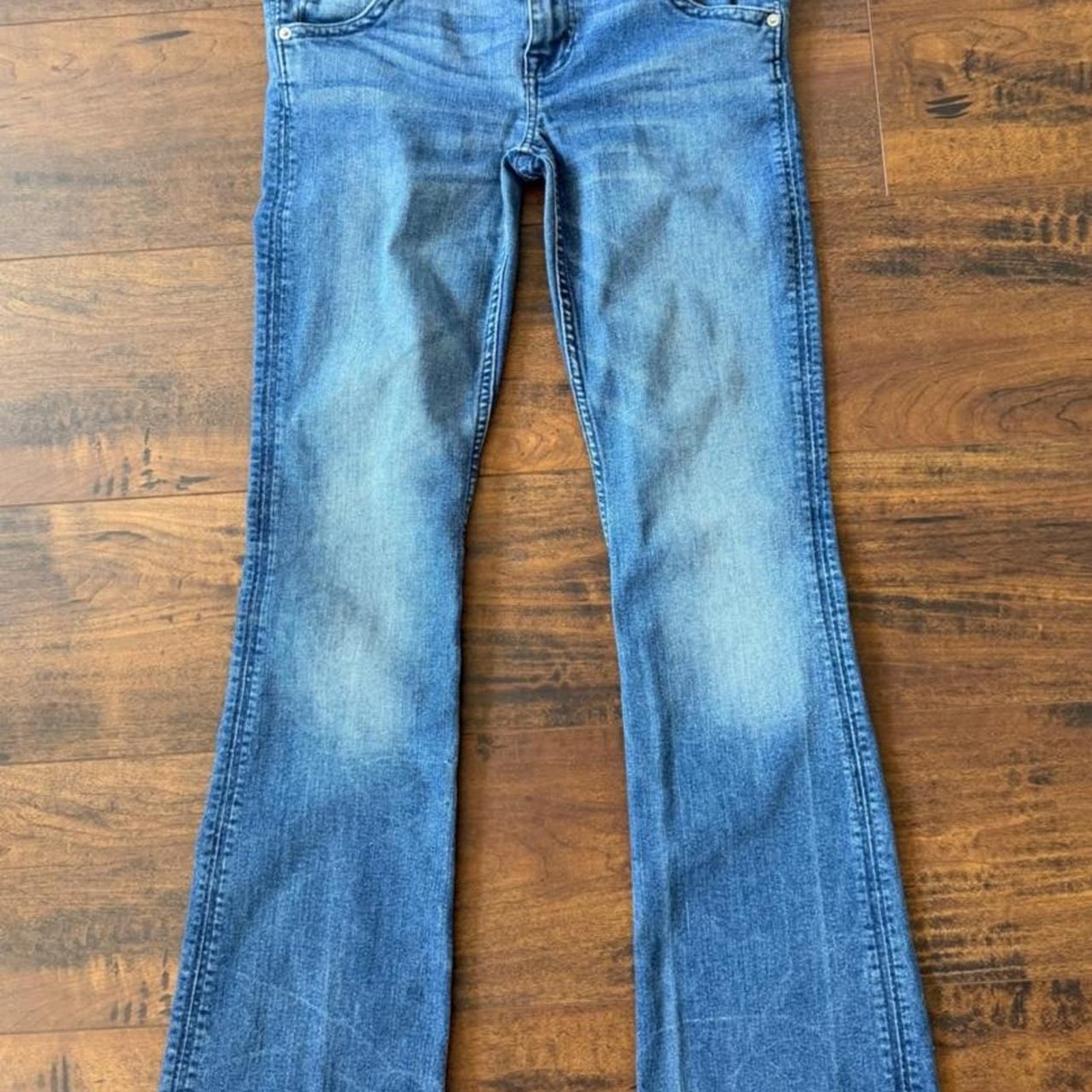 Hudson Women’s Low Rise Flared Bootcut Jeans – Size 29 Vintage Y2K