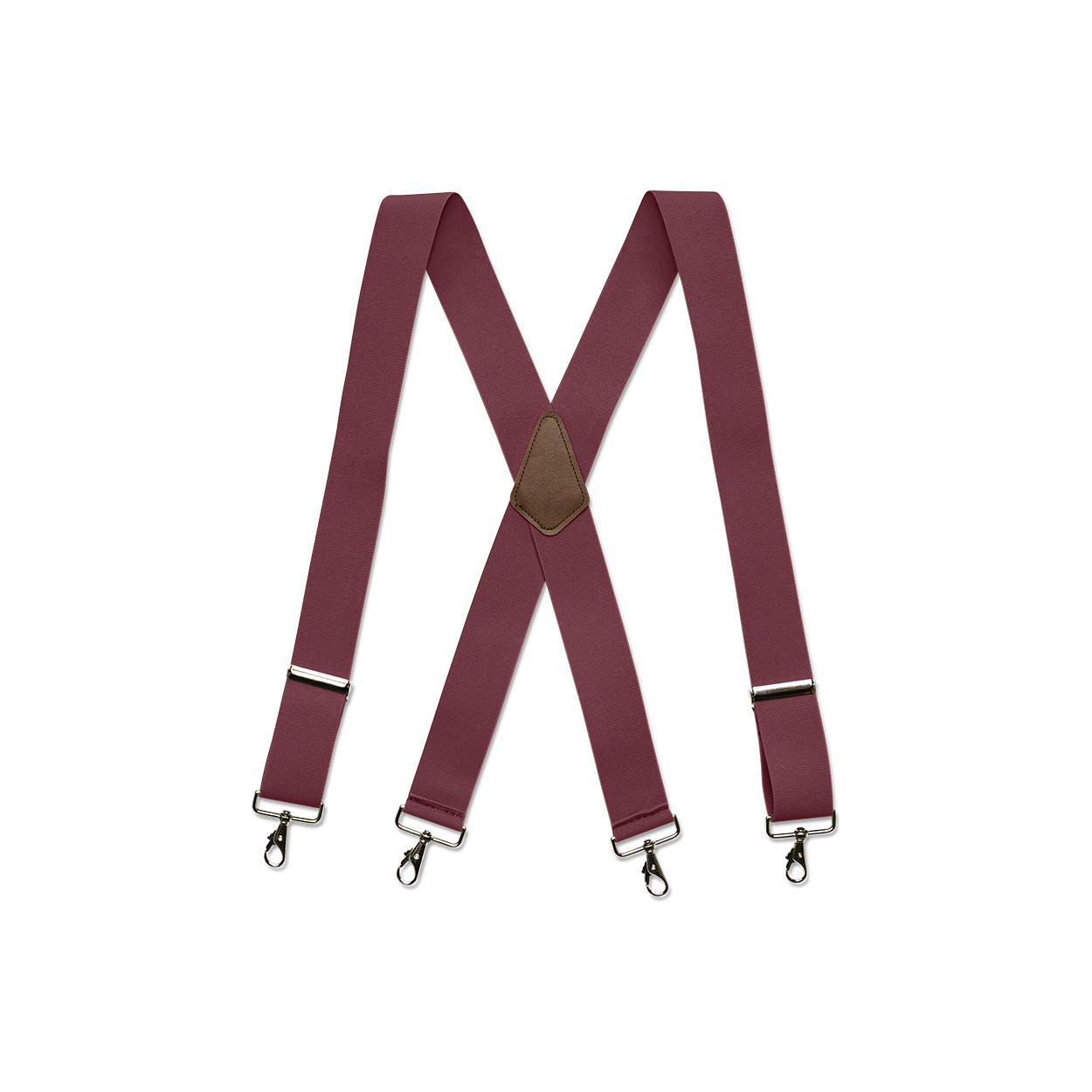 Men’s Suspenders – 1.5 width,Belt Loop, Various Colors, X Style, Snaps, USA Made