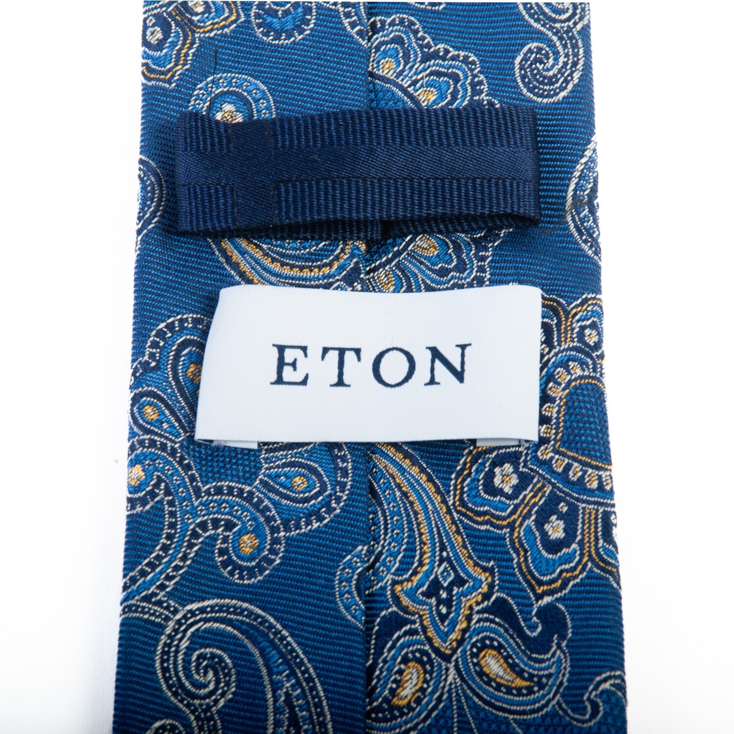 Eton Dark Blue Paisley Tie 31315