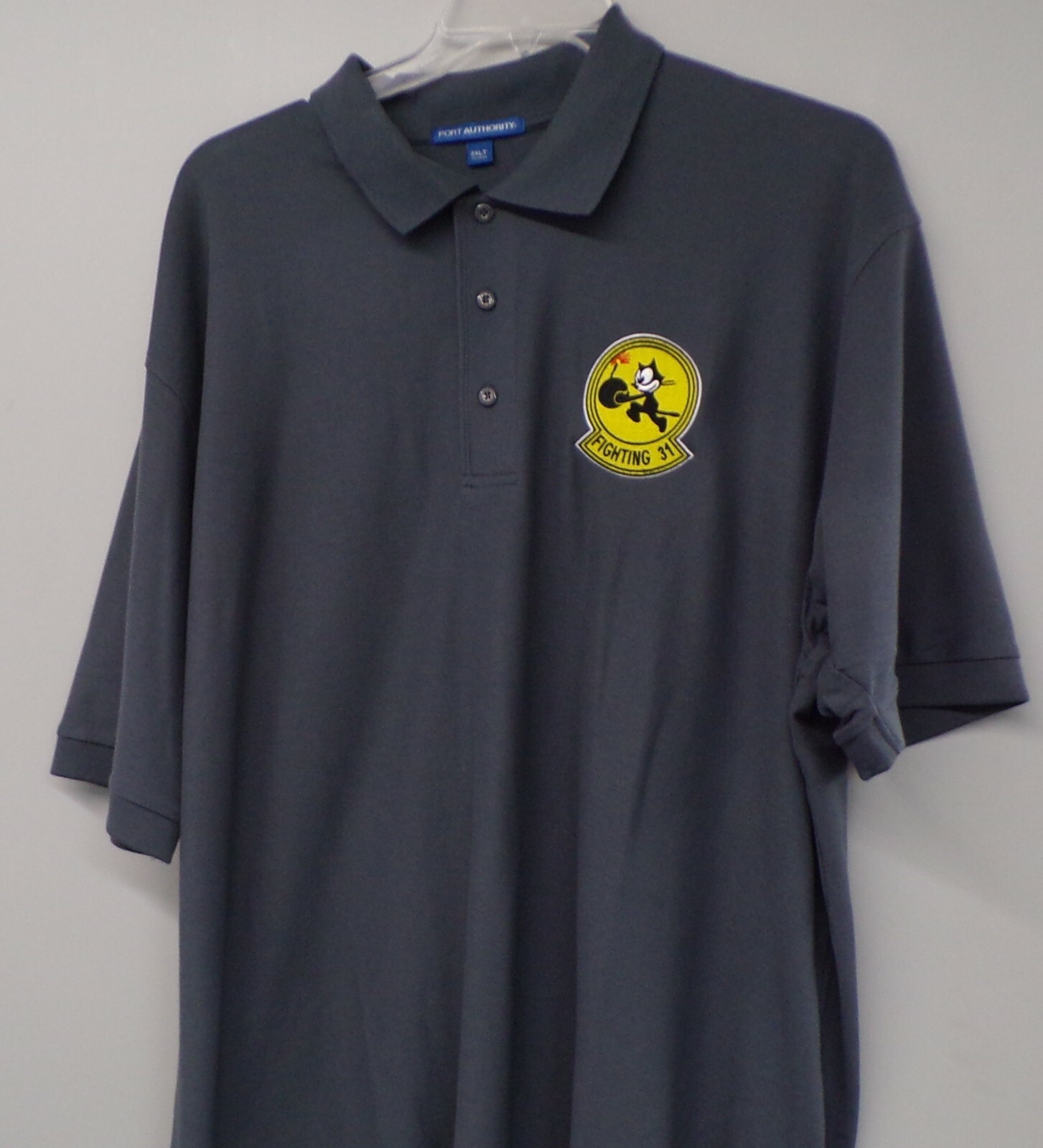 VF/VFA-31 Tomcatters Felix The Cat Navy Squadron Mens Polo XS-6XL, LT-4XLT New