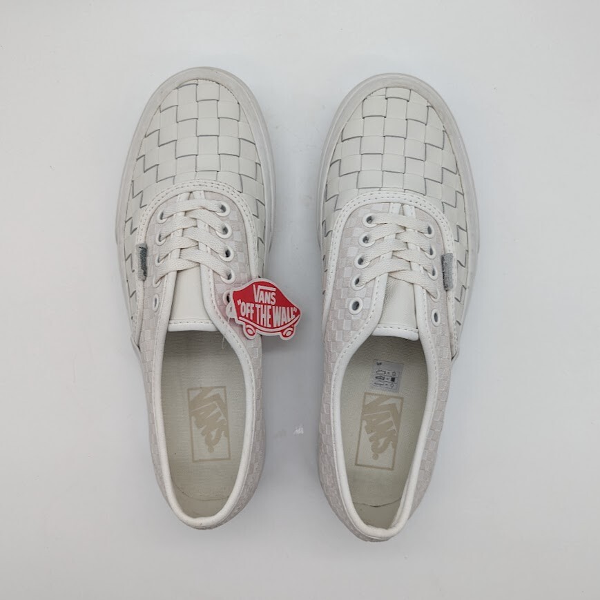 Vans – Authentic Platform 2.0 – Size 8M/9.5W – White Leather / Blanc De Blanc