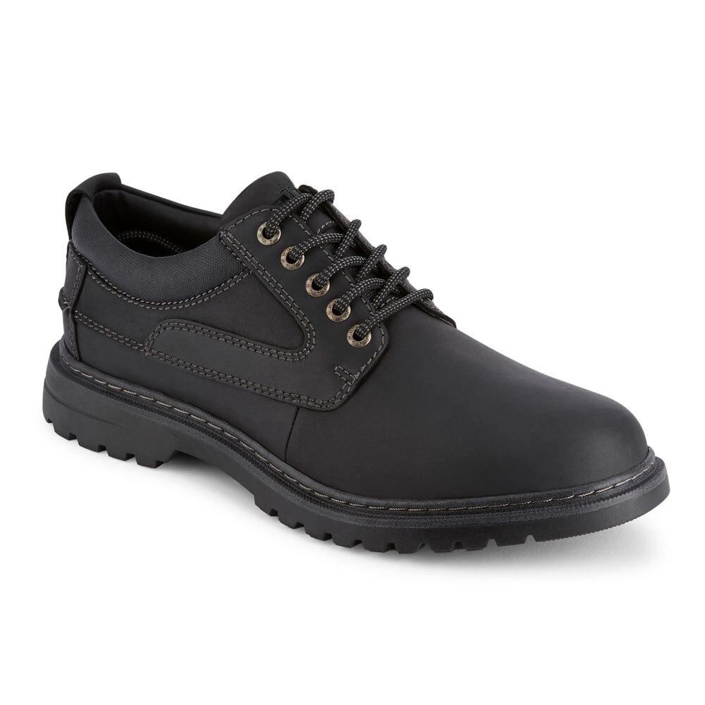 Dockers Mens Warden Leather Rugged Casual Lace-up Oxford Shoe with NeverWet