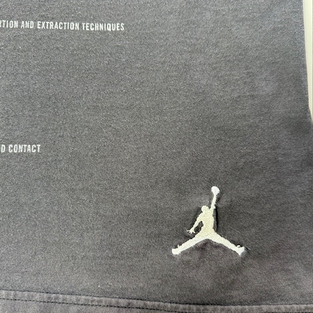 Jordan Jumpman Pull to Eject All-Over Print T-Shirt Size 3XL Charcoal Gray