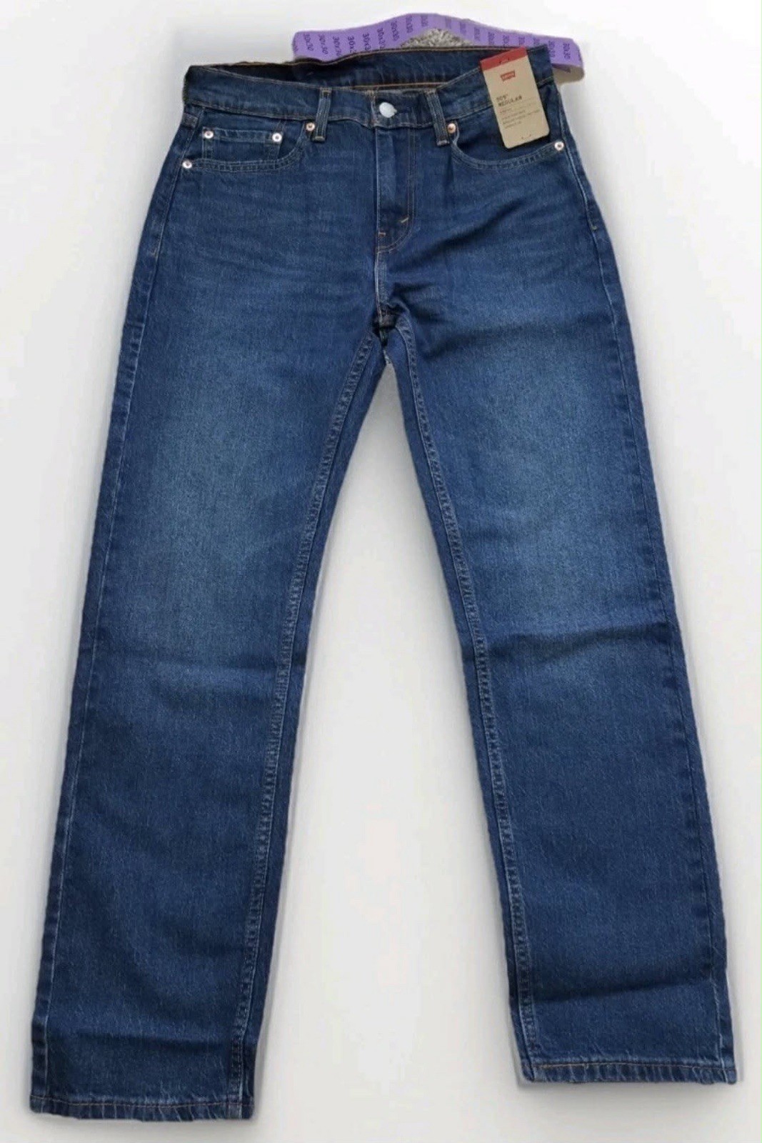Levi’s 505 Mens jeans 30×30 regular fit straight leg medium wash blue