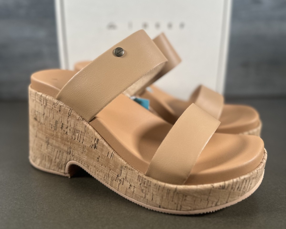 Reef Women’s Sunset Ibiza Wedge Sandals Natural #CJ6833