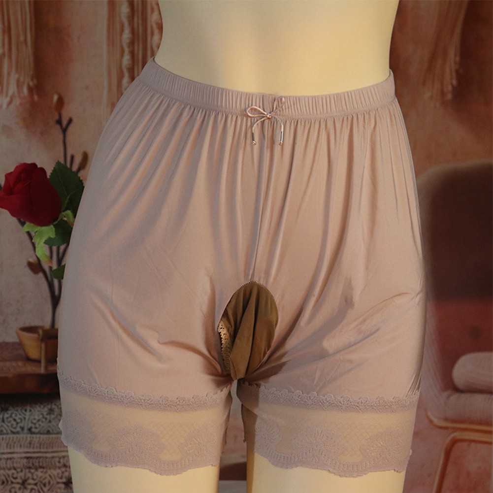 Fashionable and Comfortable Middle Waist Mens Ice Silk Boxer Shorts Underwear