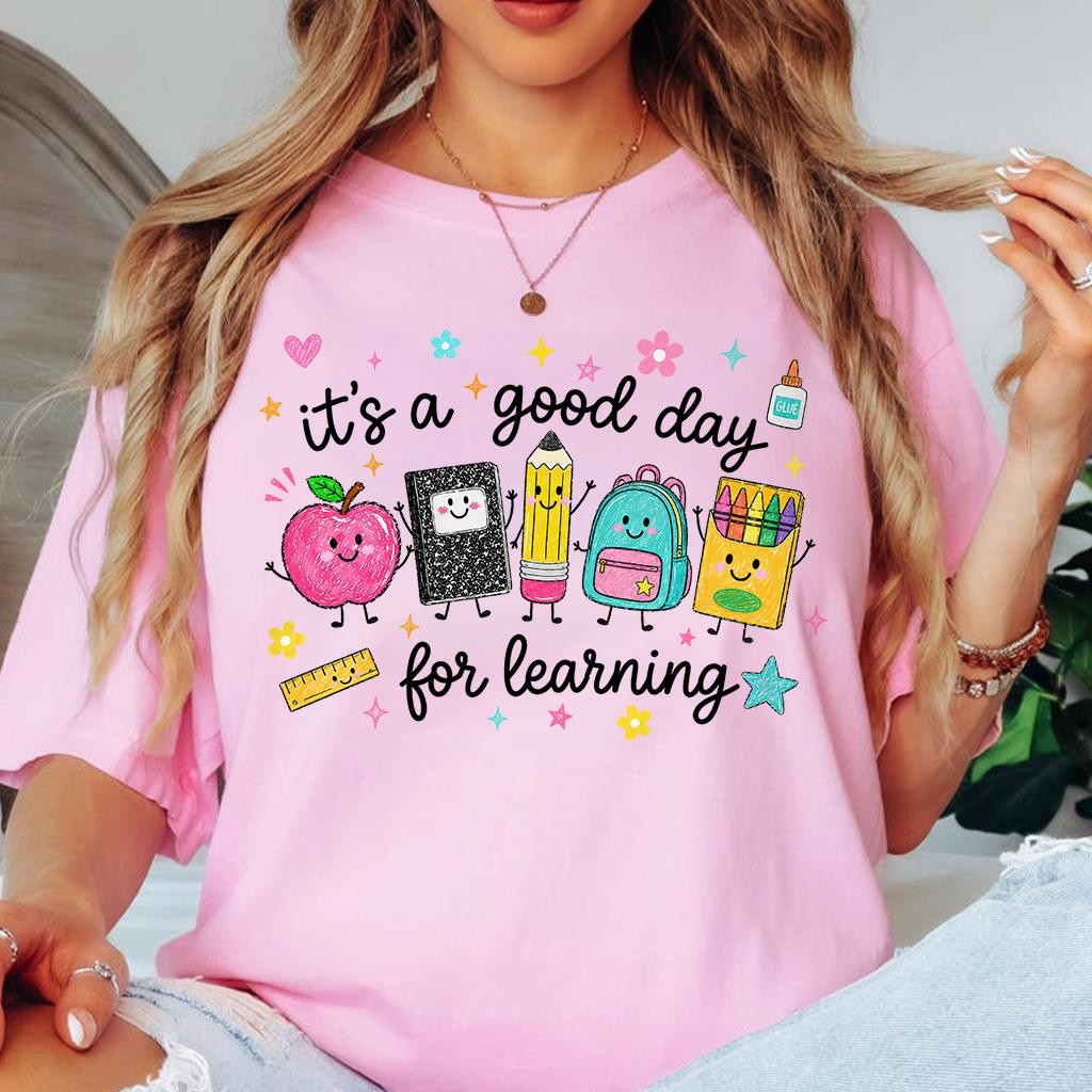 Teacher Shirt Good Day For Learning Back To School Tee