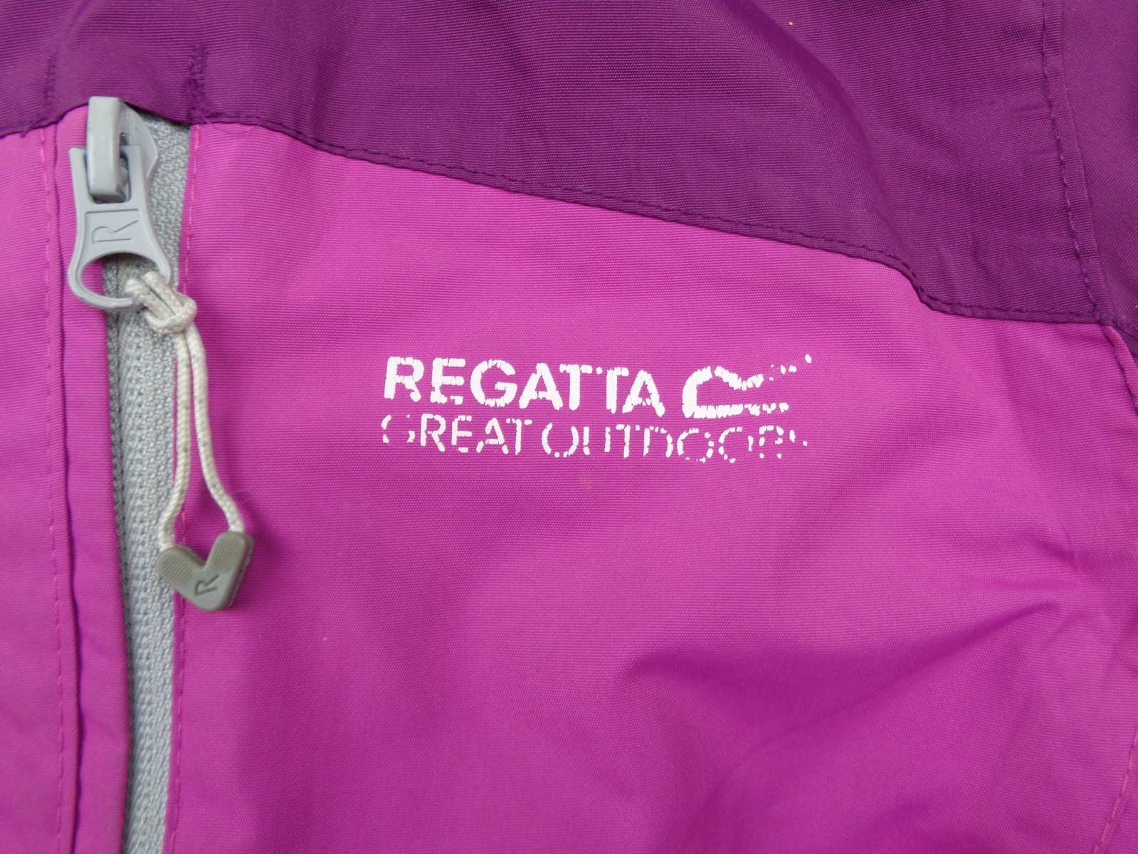 Regatta Waterproof Jacket Womens UK 10 Purple Lightweight Hooded Raincoat