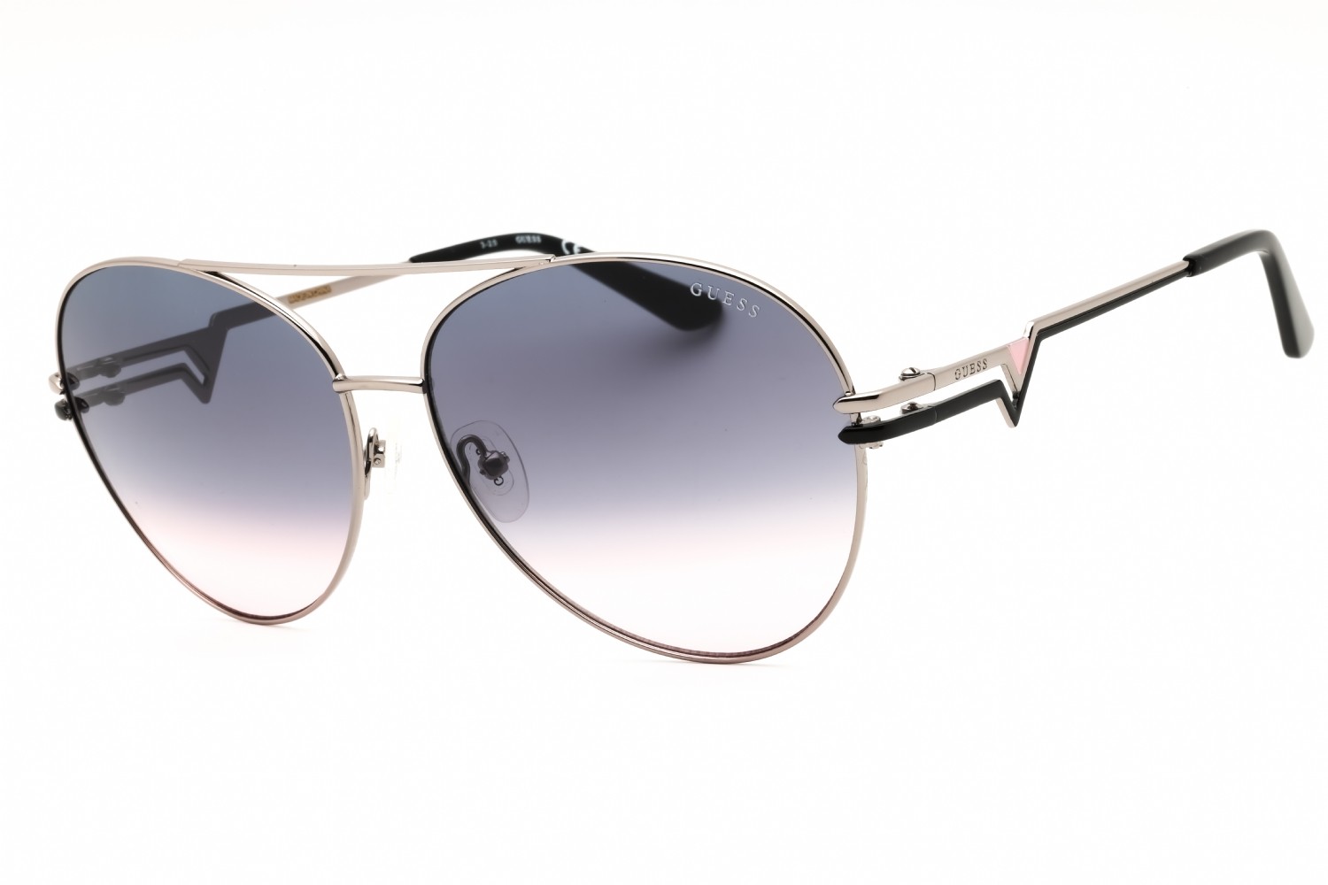 GUESS GU7735-10B-64 Sunglasses Frame Size 64mm 140mm 15mm NICKELTIN Women