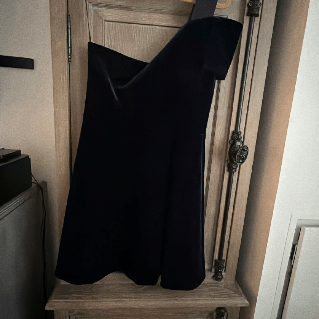 Sandro Velvet Dress Navy size 3