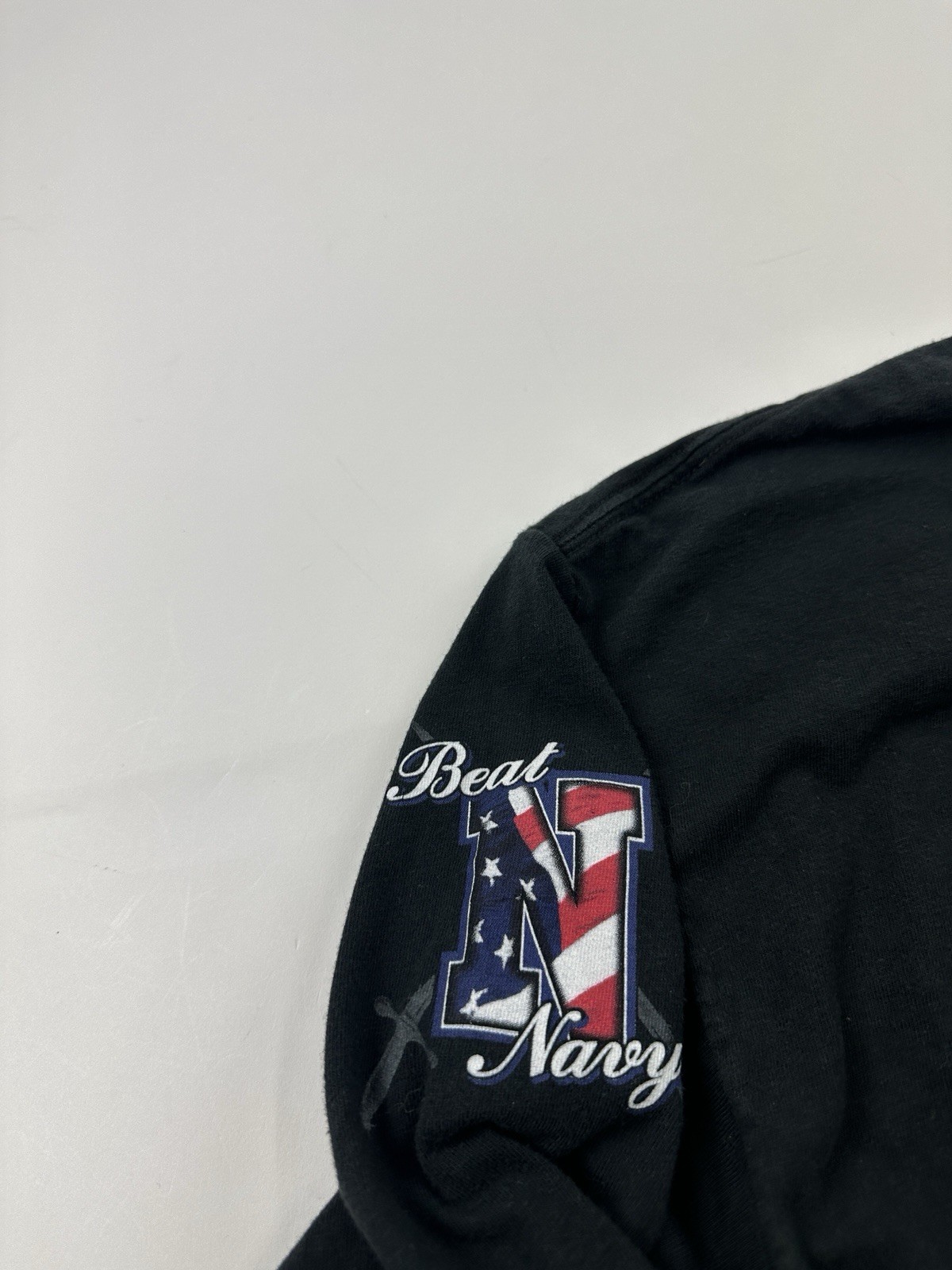 Vintage Army Vs Navy Shirt Mens Large Black 2003 Football NCAA