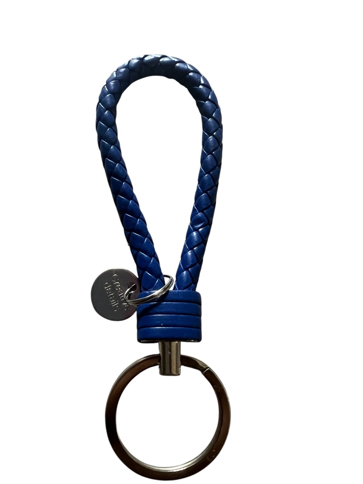 1 PC PU Leather Keychain Car Keyrings Braided Woven Rope Key Chains