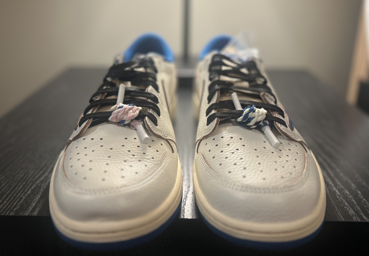 Jordan 1 Retro Low OG SP Fragment x Travis Scott Military Blue Size 13 –New | DS