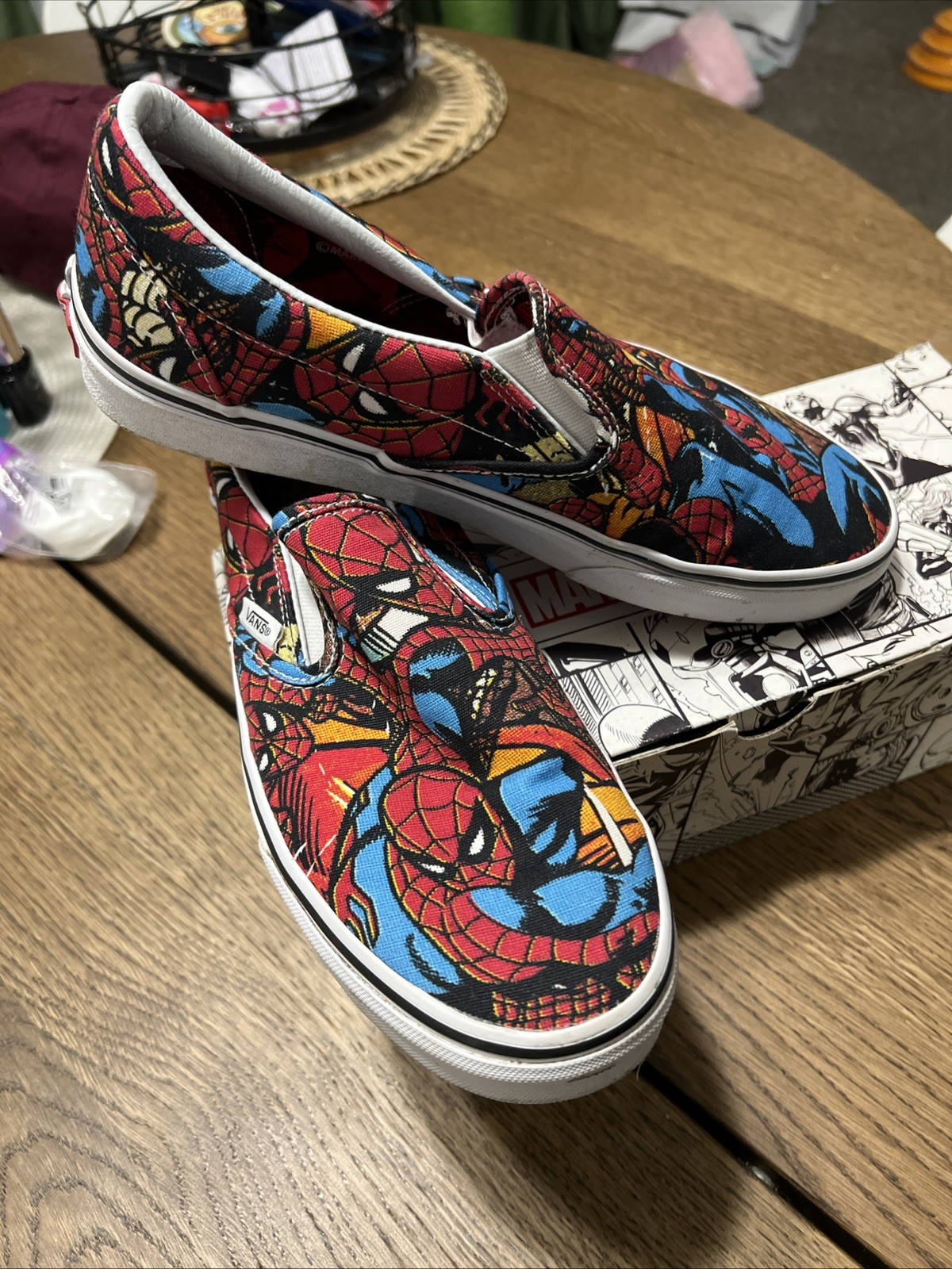 Vans Classic Slip-on X Marvel Spiderman US Men 10 Original Box included