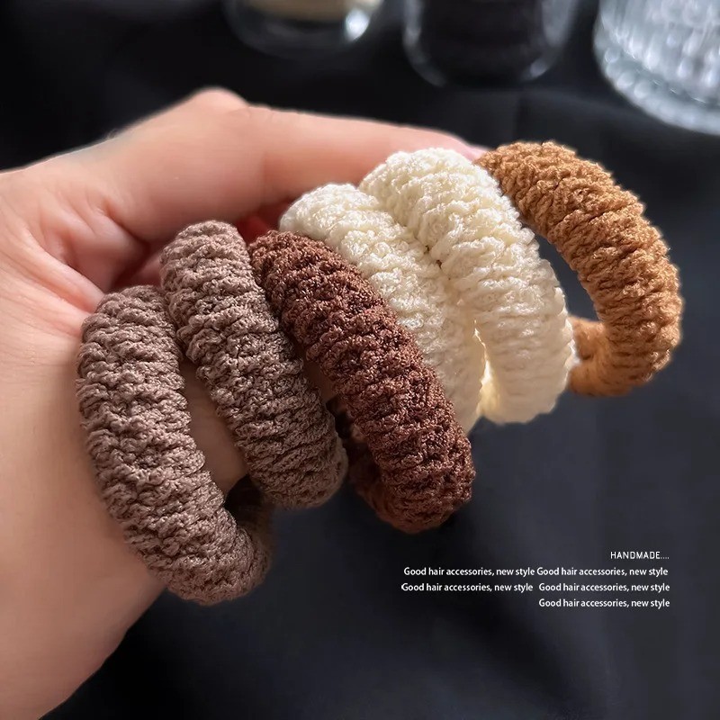 6pcs of Upgraded Wide And Thick Hair Ties, Fashionable for Ponytails And Buns