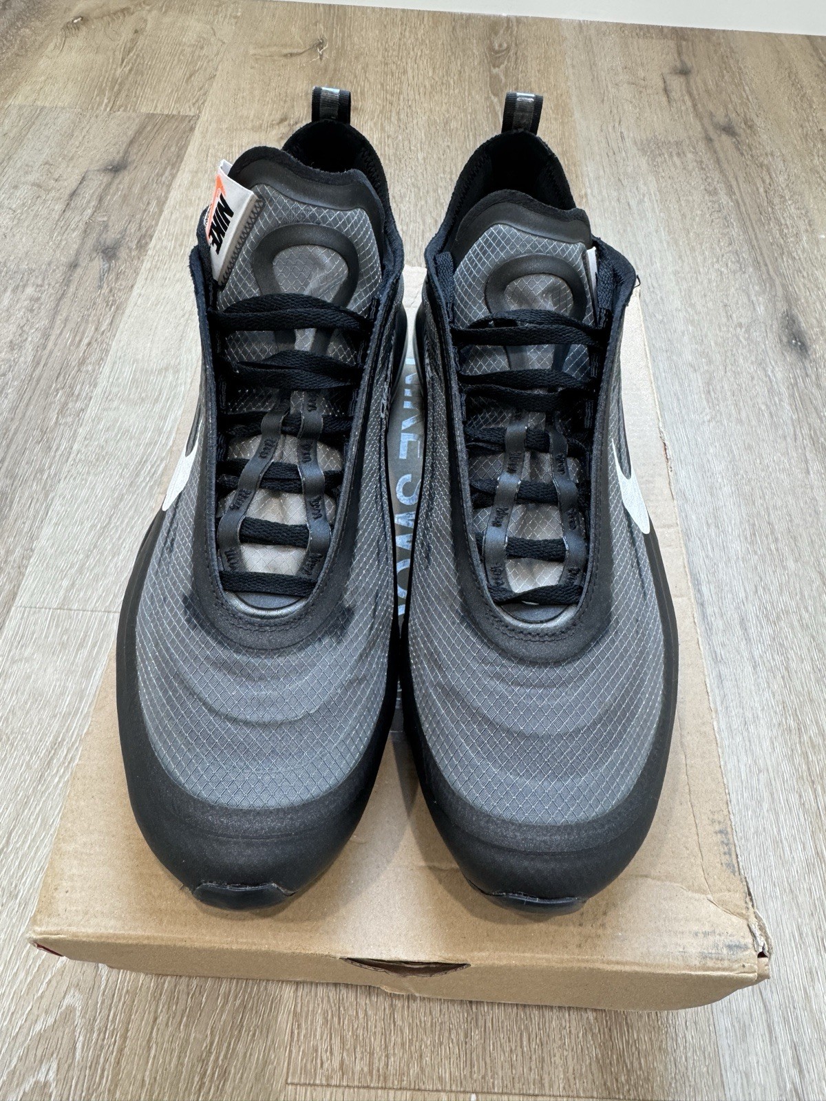 Off-White Nike Air Max 97 Black AJ4585-001 Men’s Size 10 pre-owned