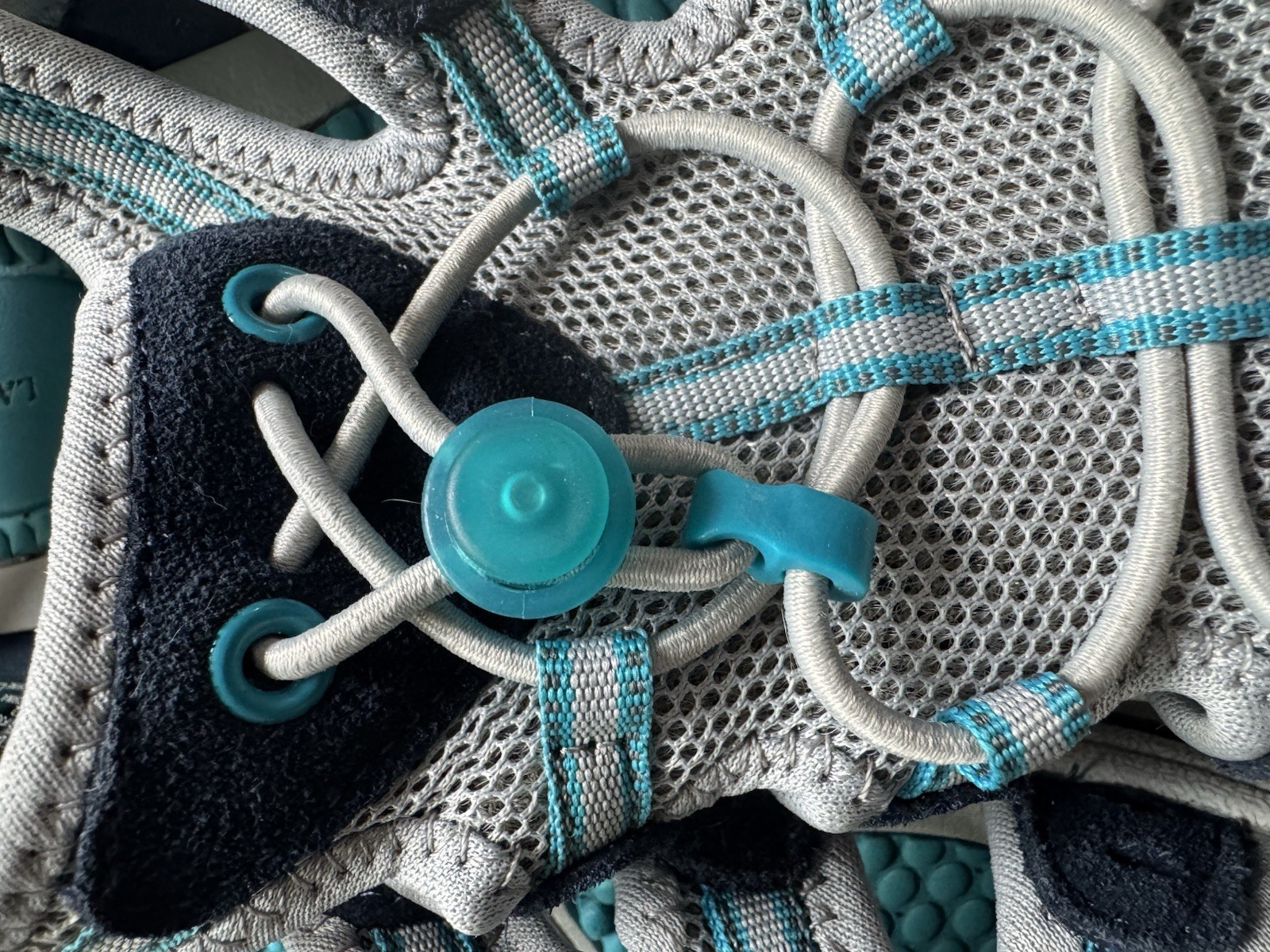 Lands’ End Trekker Sandals Women’s Water Hiking Closed Toe Blue Teal Size 9B