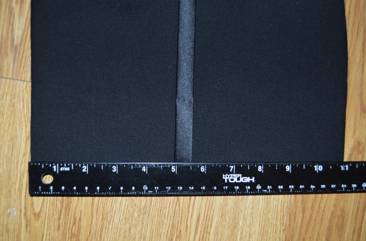 USA Tallia 52 R Custom Made Double breasted no vent wool dinner tuxedo suit g3j5