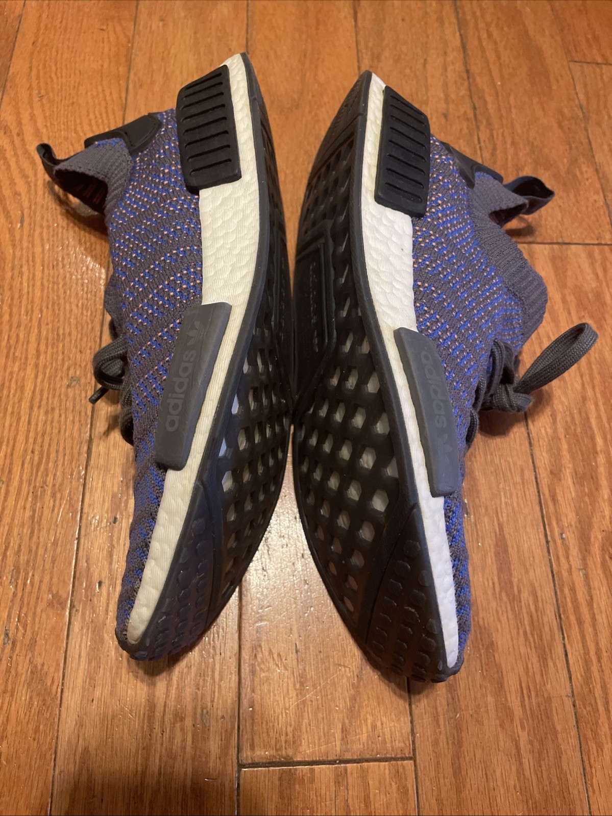 Adidas NMD R1 STLT High Resolution Blue PK Primeknit BOOST Men’s US 9.5 CQ2388