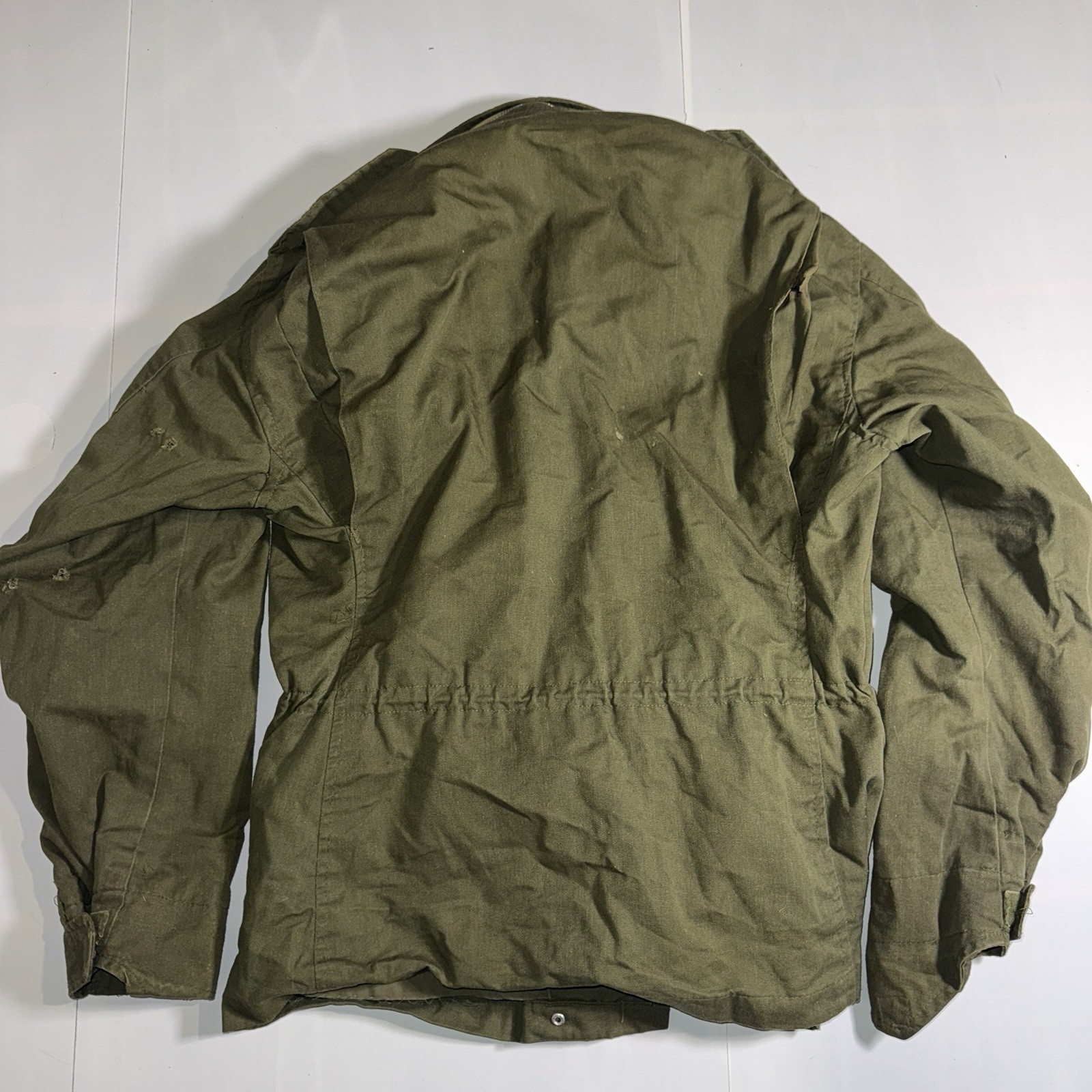 Vintage US Army M-1951 OG 107 Field Jacket Size L Regular With Hood 1960’s 60’s