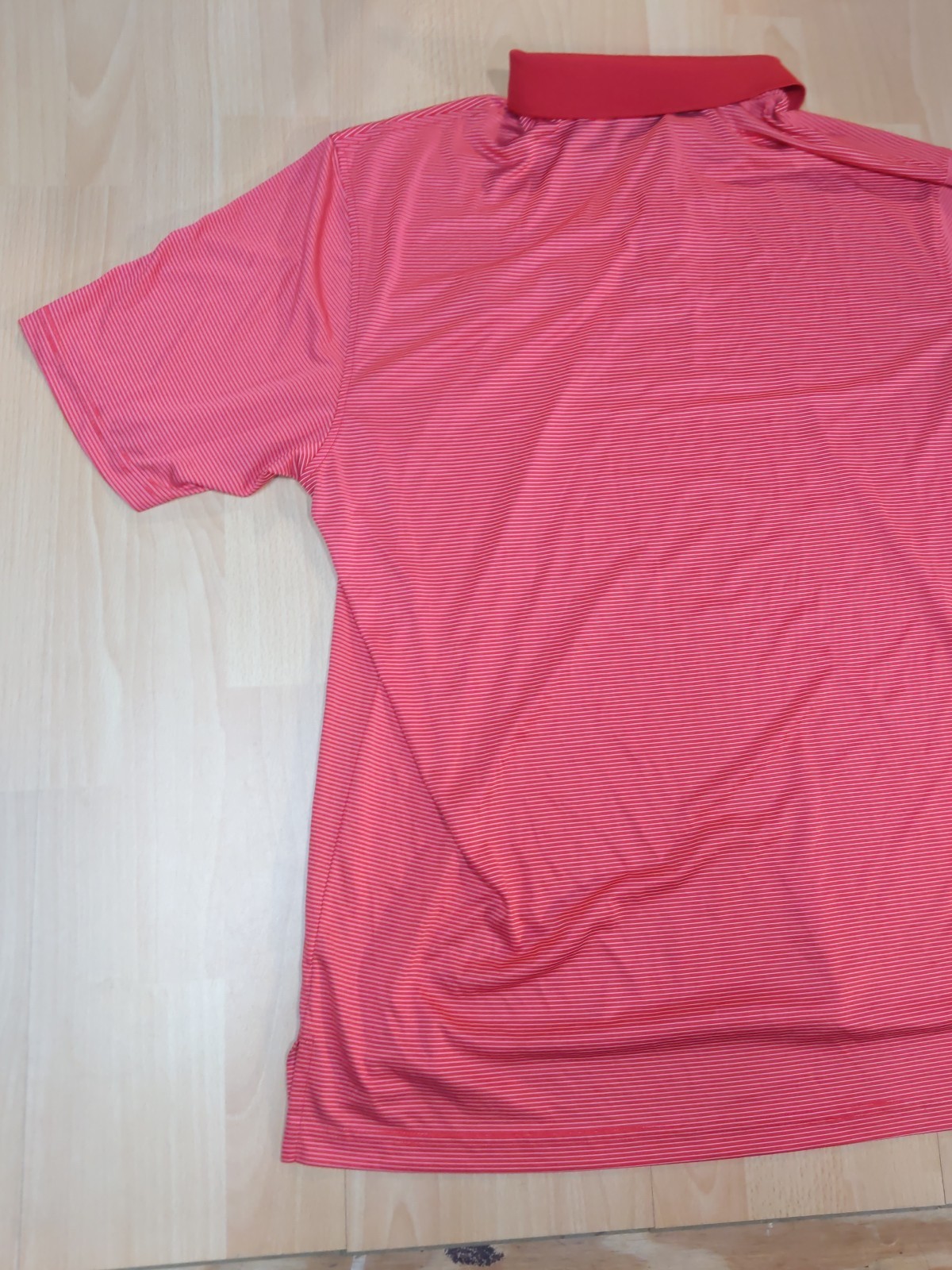 Budweiser Level Wear Polo Shirt Men’s Size XL Red Stripe Embroidered Golf Active