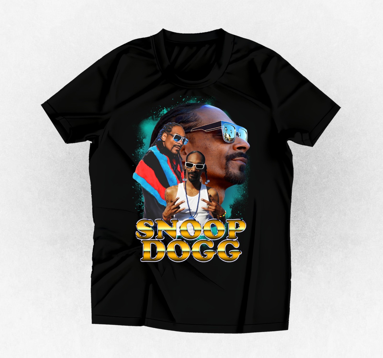 Rapper Snoop Dogg graphic t-shirt black or any color and size you choose