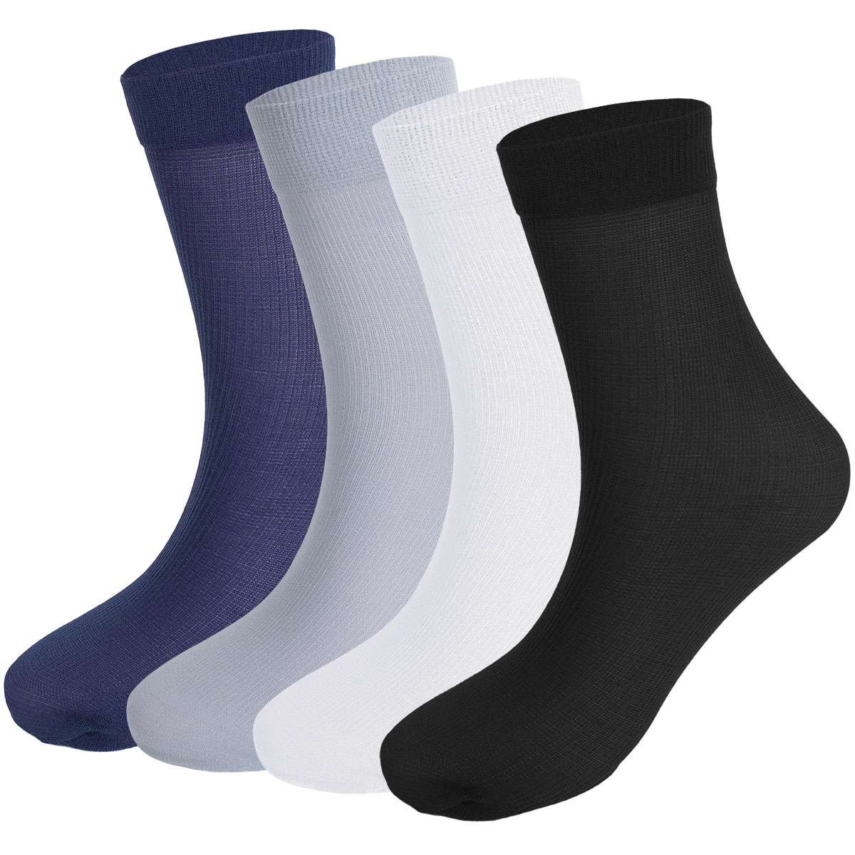 10Pairs Men’s Dress Socks Thin Casual Fashion Crew Mid Calf FAST SHIPPING