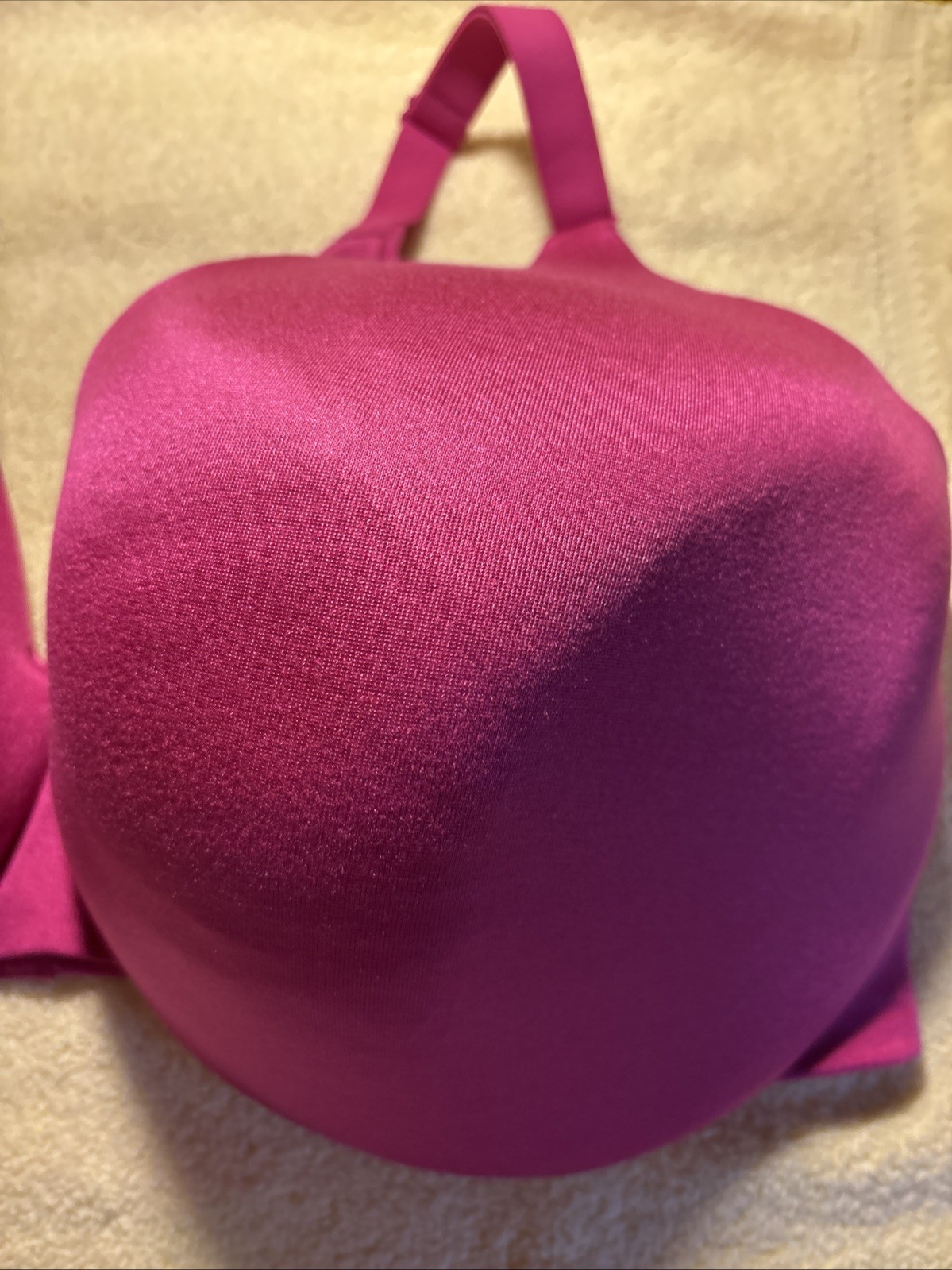 Cacique Bra 42G Fushia Full Coverage Lightly Lined UW Back Smoother FR/SHP