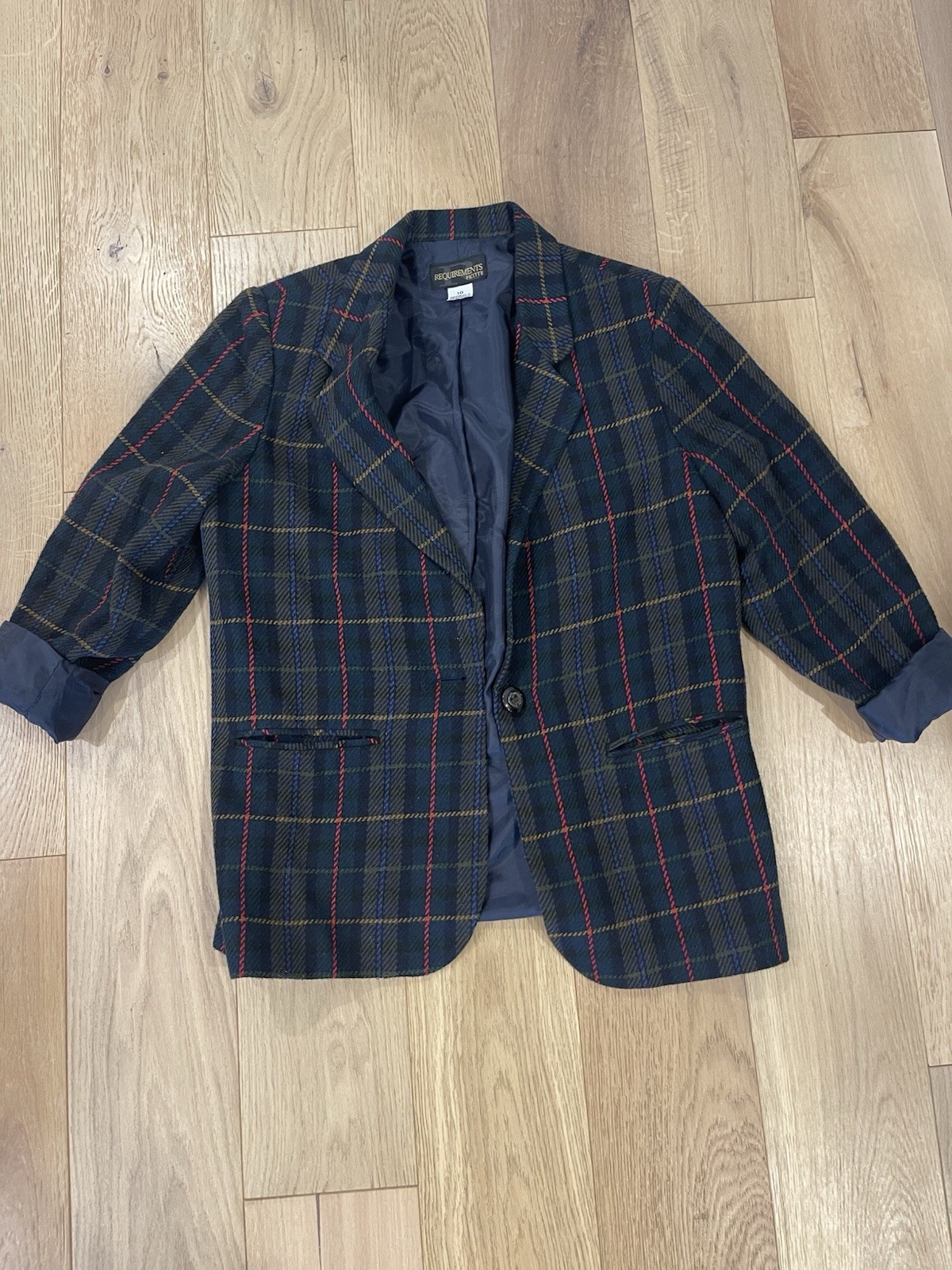 Vintage Women’s Requirements Petite Size 10 Blazer Jacket