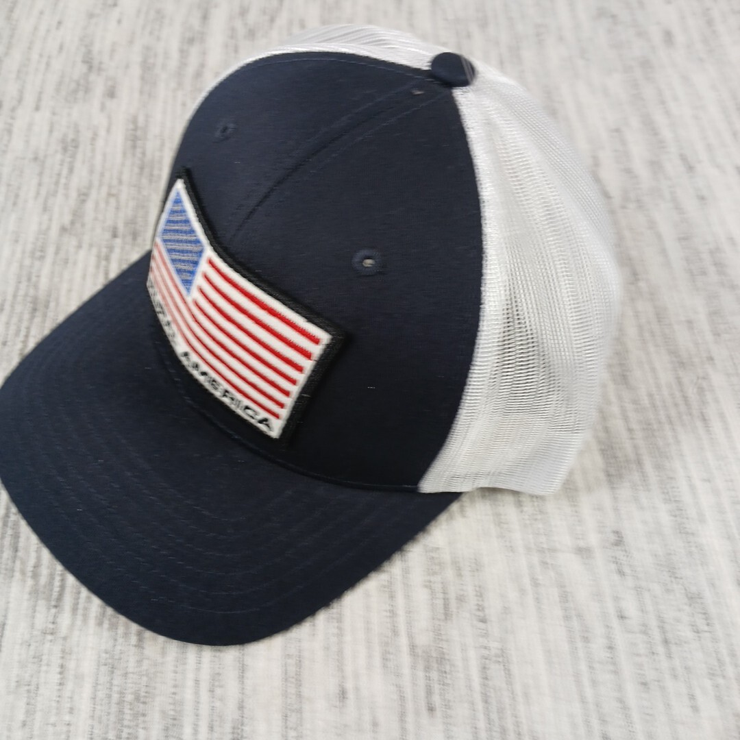 Rural Cloth “Rural America” American Flag Hat Red White and Blue Patch