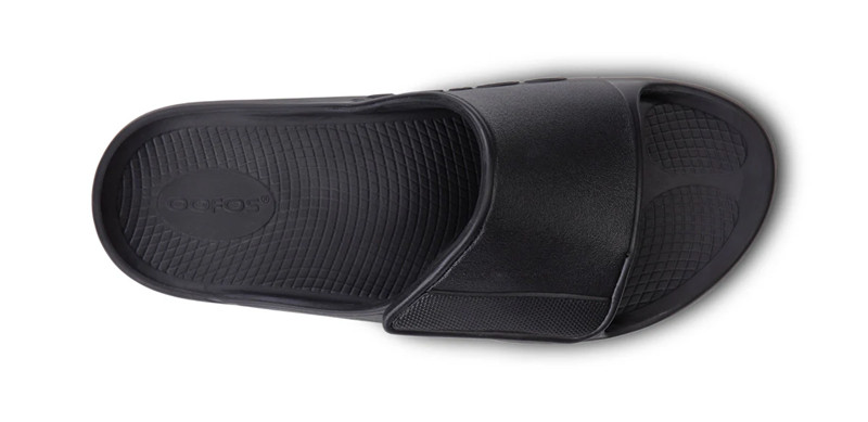 OOFOS OOahh Sport Flex Sandal Slide Black Mens and Womens Sizes M4/W6-M13/W15NEW