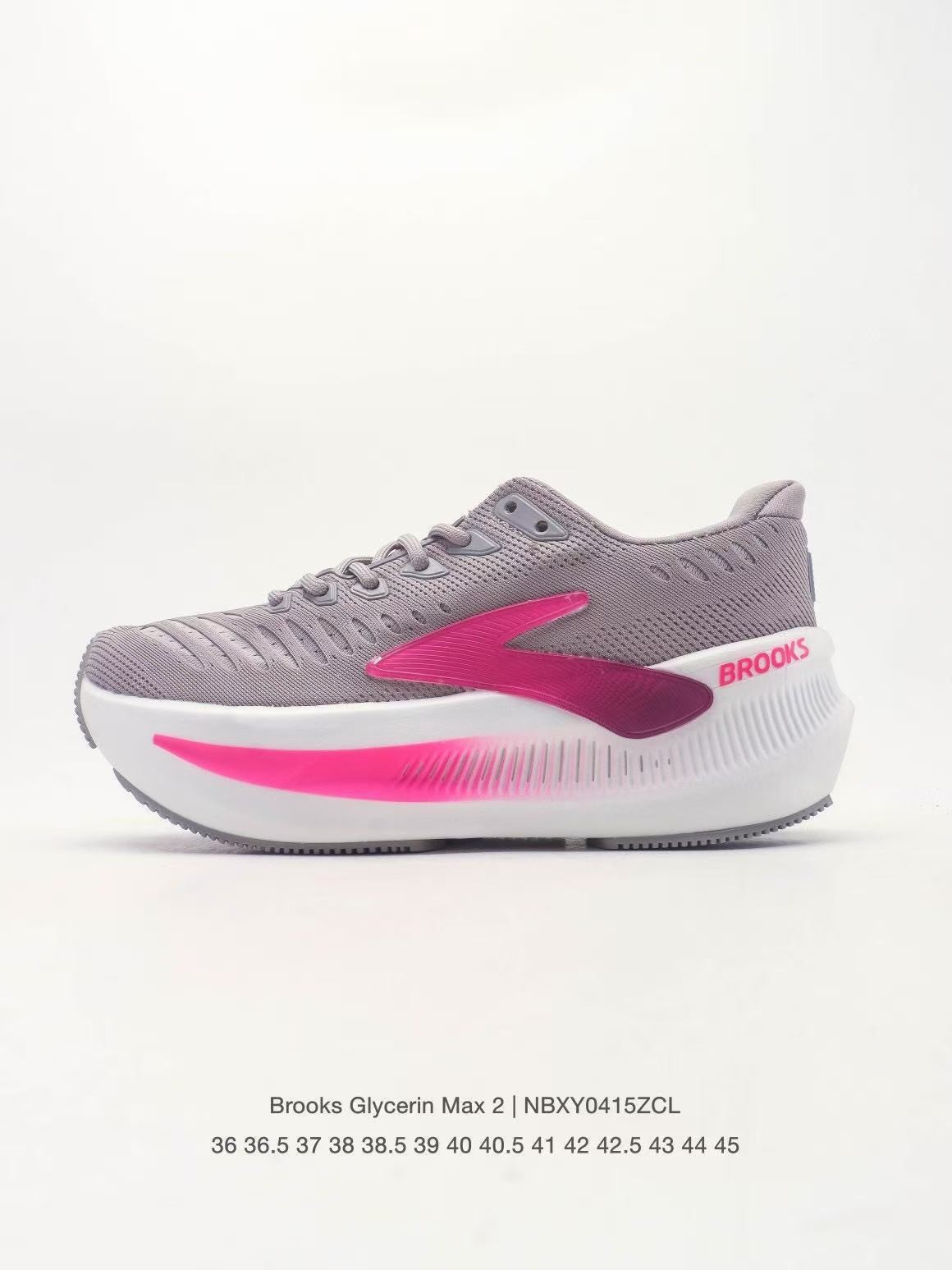 Brooks Glycerin Max 2 Men Running Shoes Breathable Cushioning Sneakers
