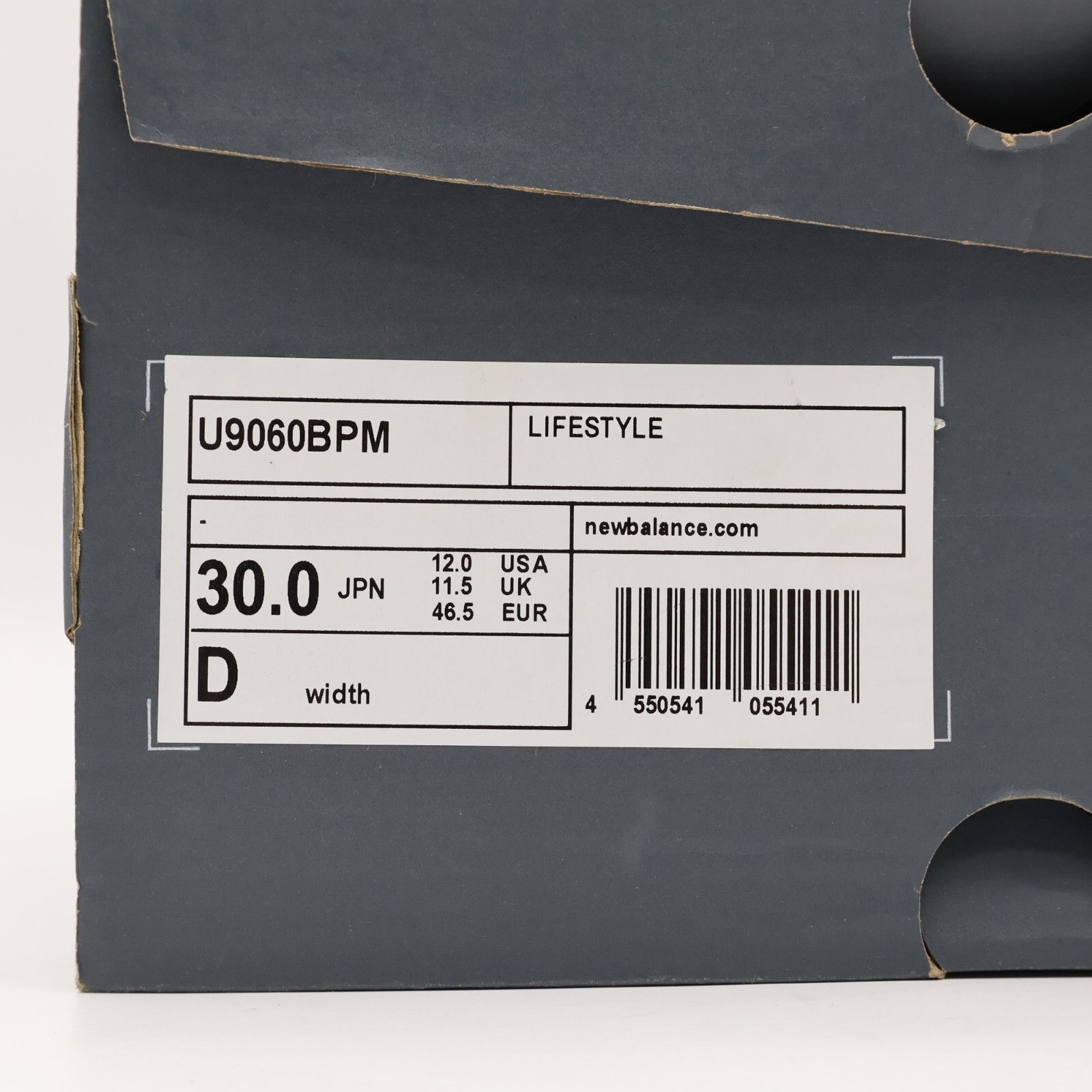 U9060BPM New Balance 9060 Triple Black (Men’s)