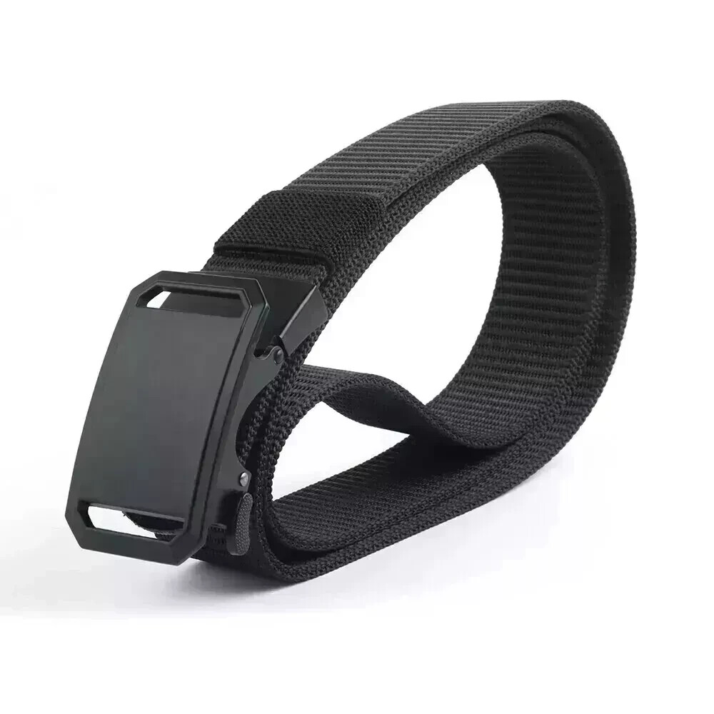 Men’s Military Tactical Belt Adjustable Buckle Gun Belt Quick Release Nylon Belt