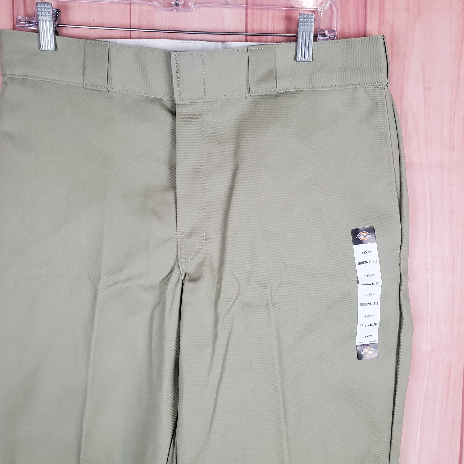 Dickies Original 874 Work Pants Men 34 34×29 Tan Relaxed Fit Straight