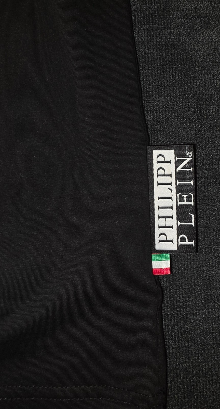 Philipp Plein Teddy, Rhinestone, Black T-shirt Medium, Authentic MSRP $700, Y2K