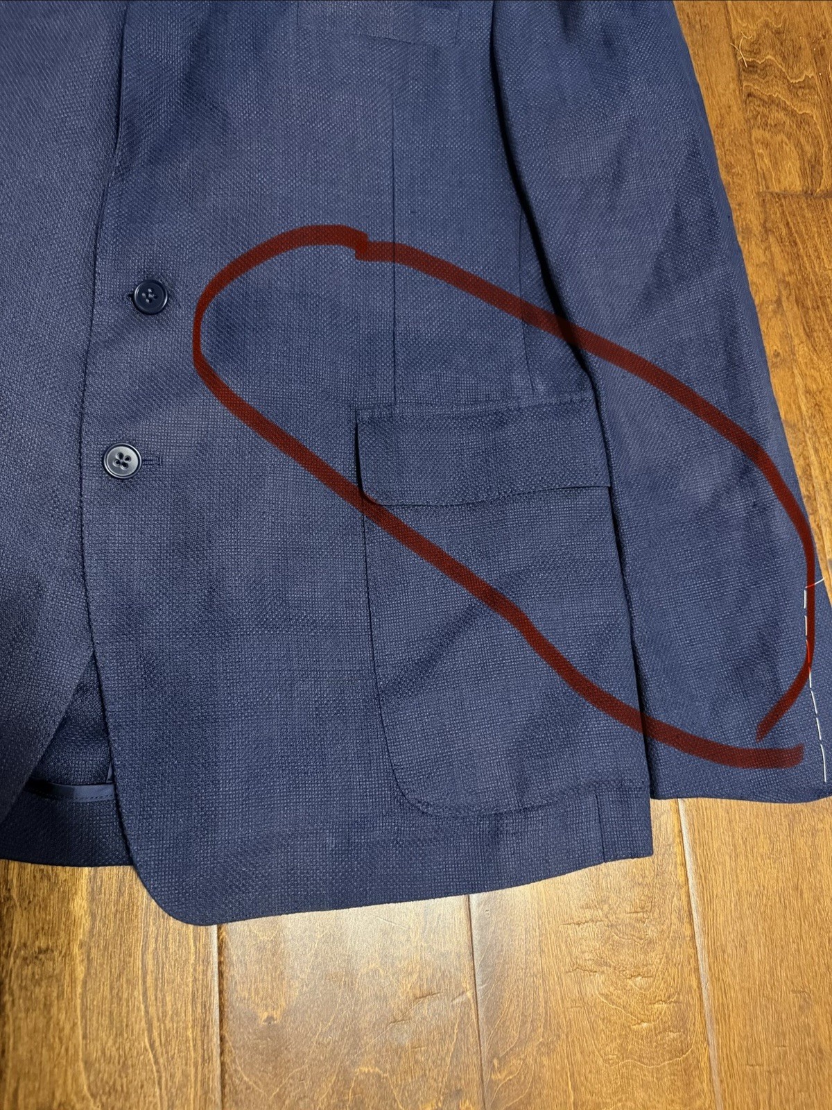 NWT $1995 Ralph Lauren Purple Label Hadley Hand-Tailored Sport Coat 42R ❗️Defect