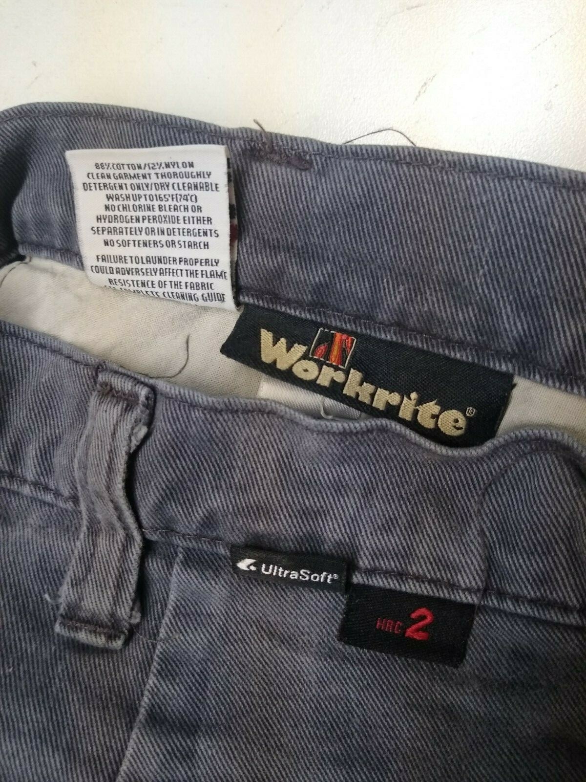 Used Navy Blue Flame Fire Resistant FR Pants Bulwark Carharrt Workrite Cintas