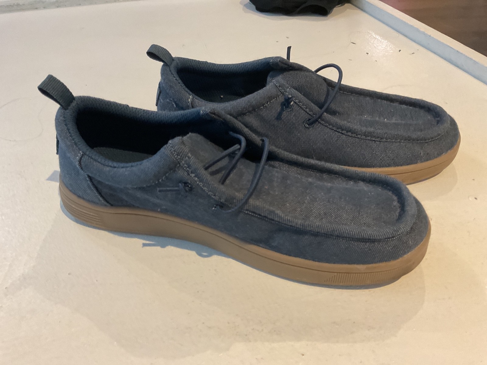 shoes kids boys size four. They are GAP and made out of memory foam!