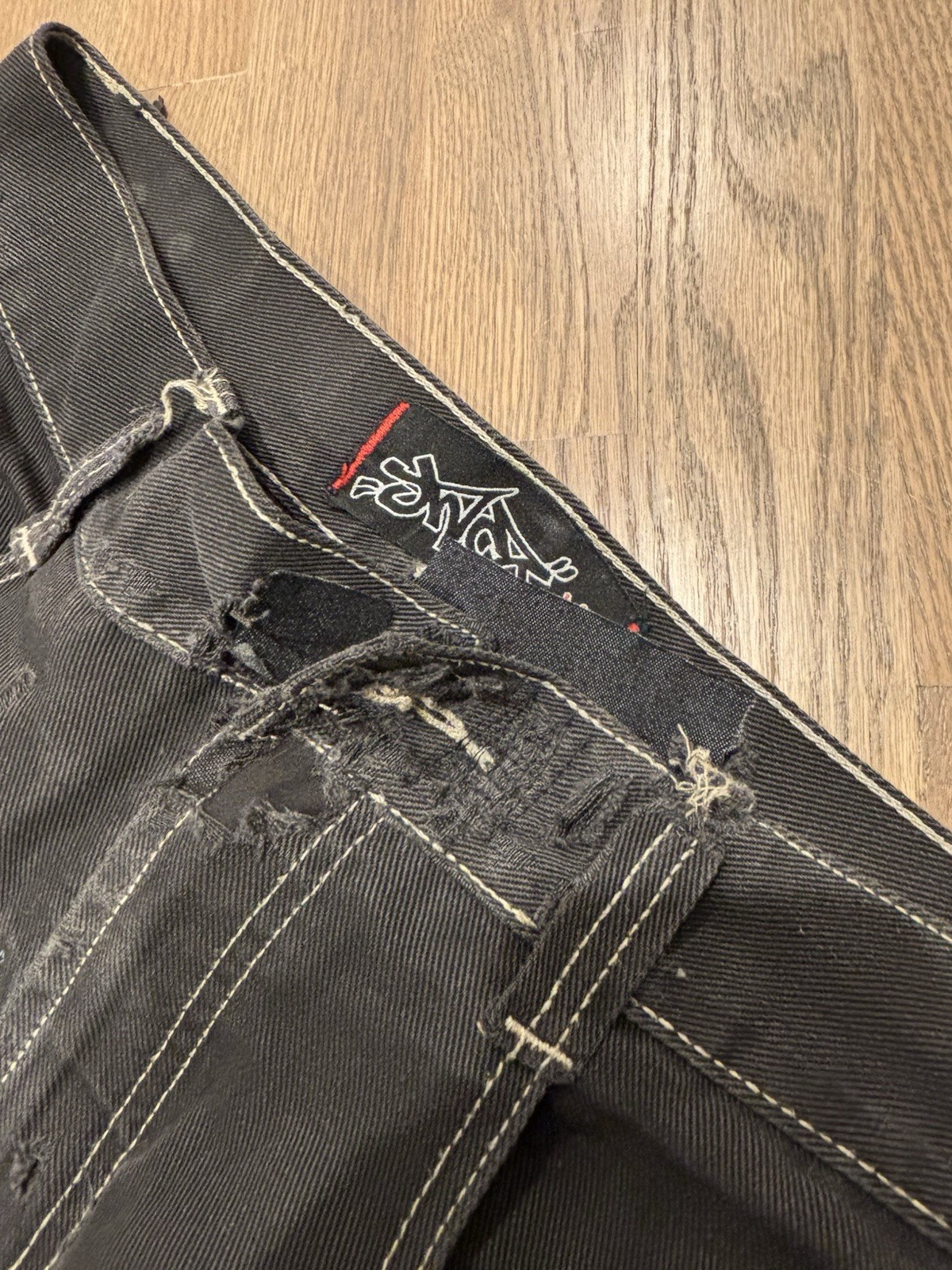 JNCO Skunk Jeans Vintage, Distressed, 32×30, Made in USA