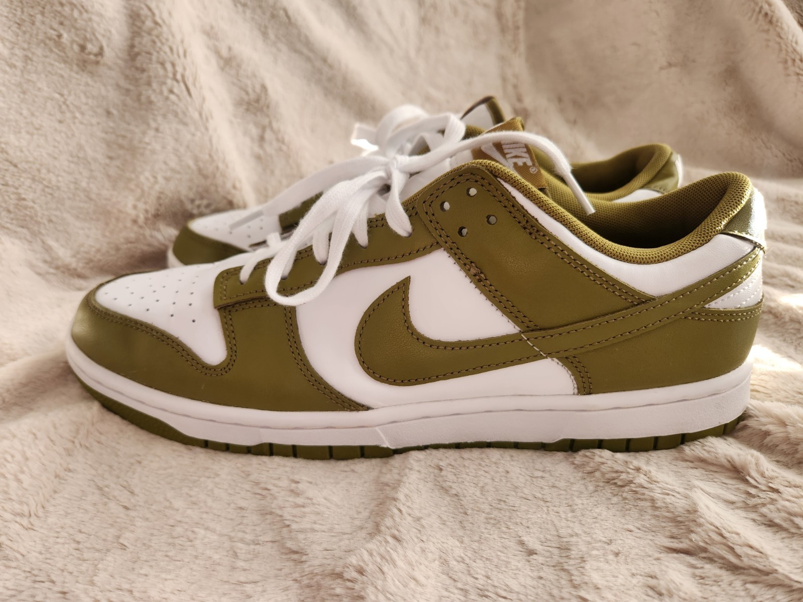 Nike Dunk Low Retro White Moss Green Men’s Shoes Size 11.5 Sneakers DV0833-105