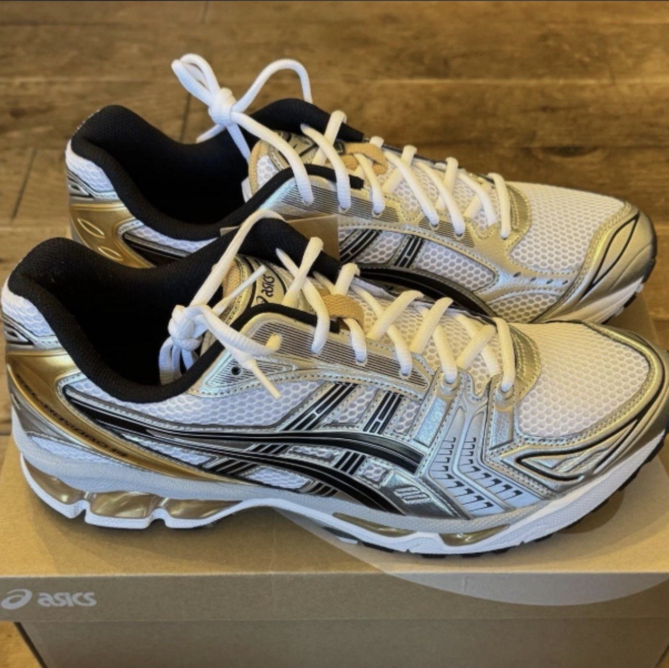 Asics Gel Kayano 14 White Pure Gold