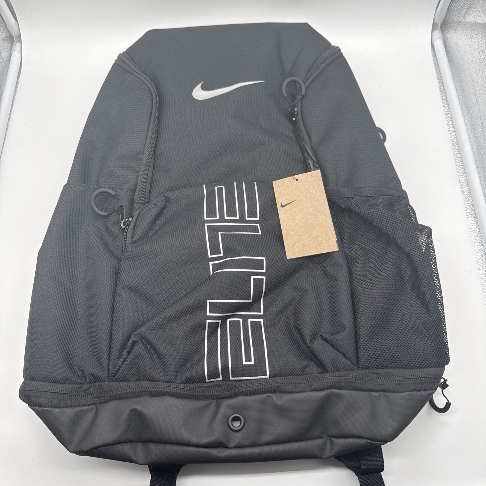 Nike Varsity Elite Backpack (32L) Black Metallic Silver HM9965 010 NWT ($95)