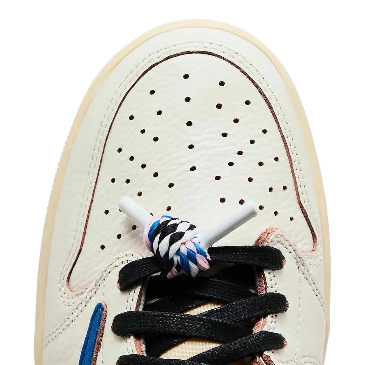 Fragment Design x Travis Scott x Air Jordan 1 Retro Low OG Sail Blue DM7866-104