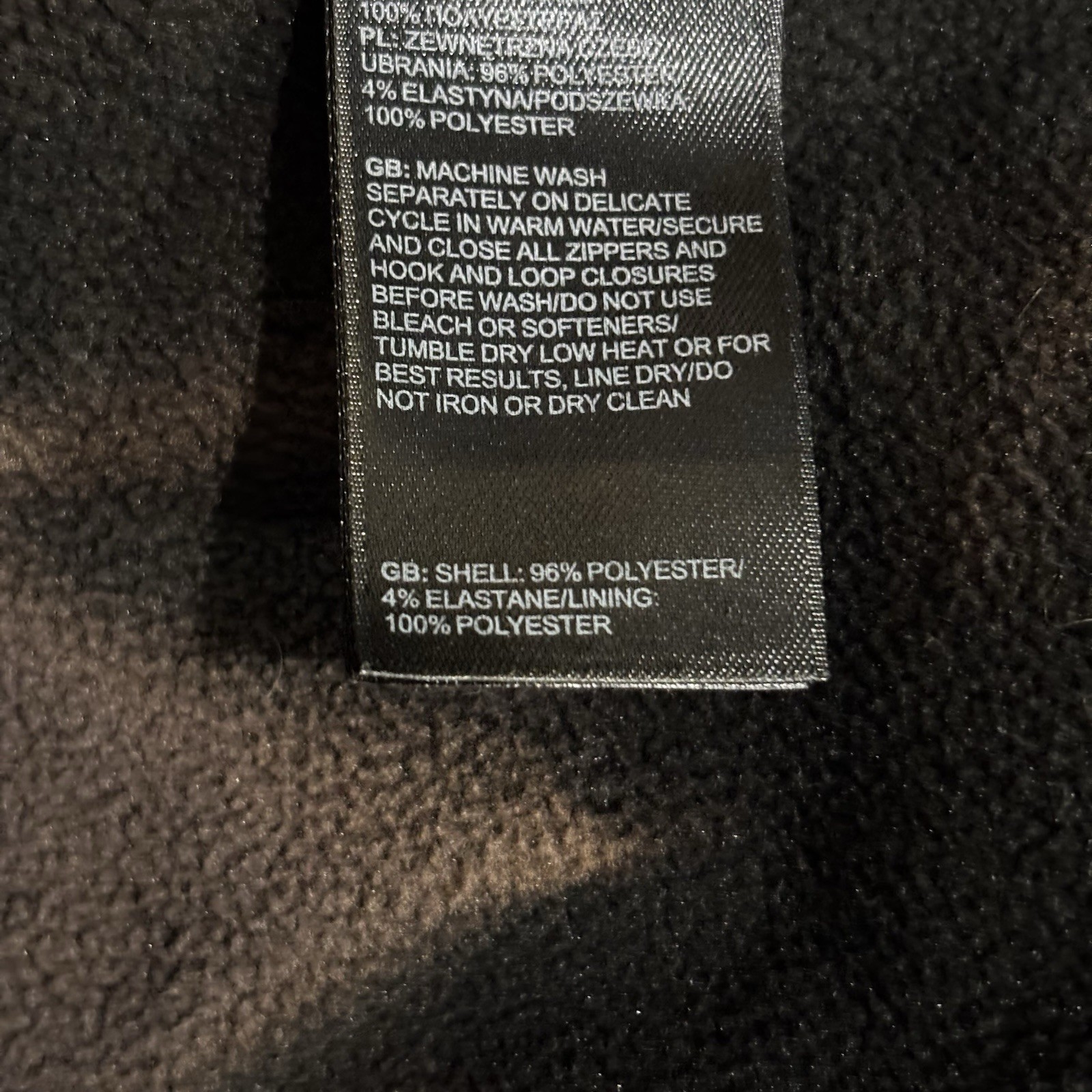 The North Face Apex Softshell Jacket Women’s XS Full Zip Black