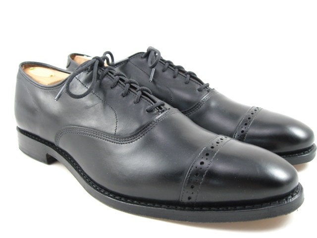 Allen Edmonds “Fifth Avenue” Cap-Toe Oxfords 10.5 AA Black WORN ONCE (613N)