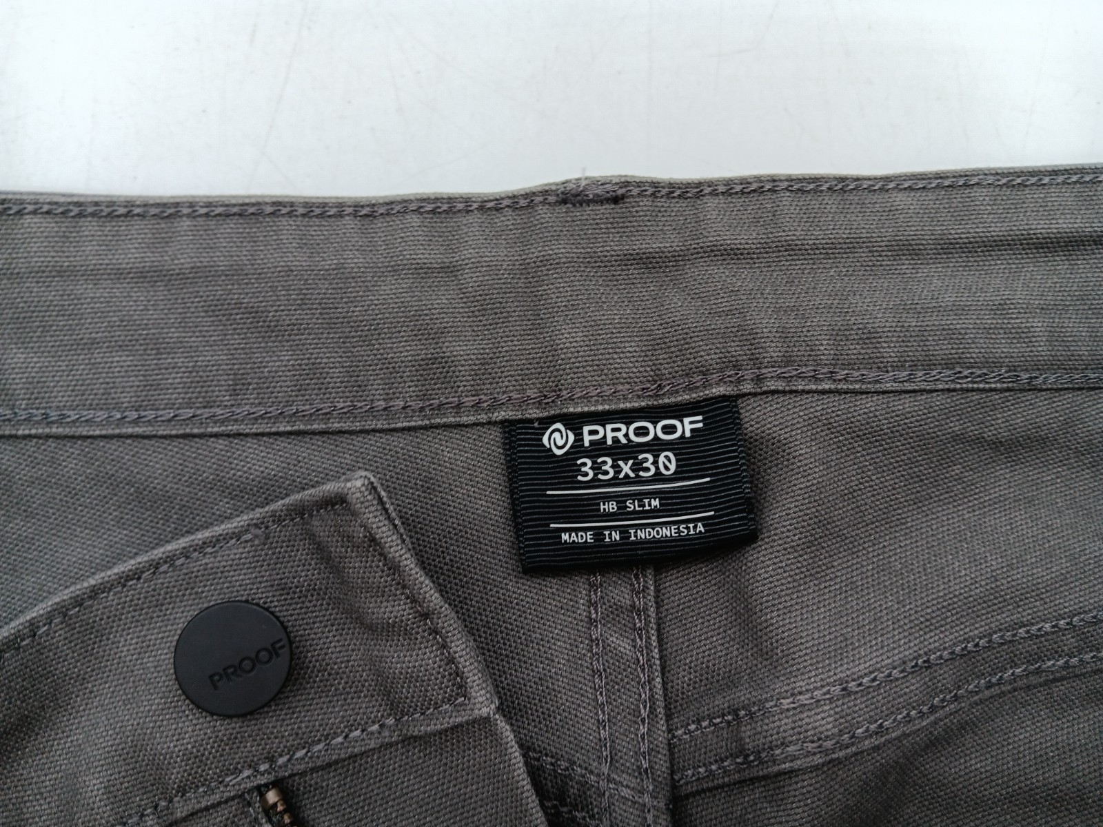 HUCKBERRY | MENS | PROOF ROVER PANT | HB SLIM | 33×30 | GRAY
